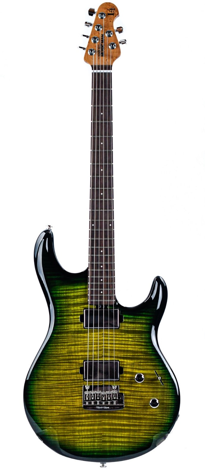 lukather gear Music Man Luke 4 Maple Top Gator Burst