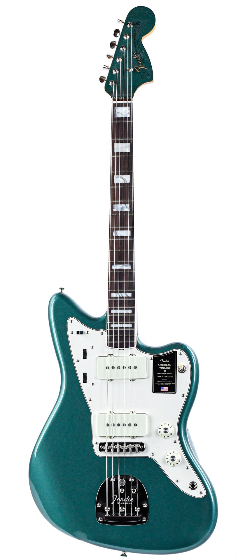 Fender American Vintage II 1966 Jazzmaster Sherwood Green Metallic
