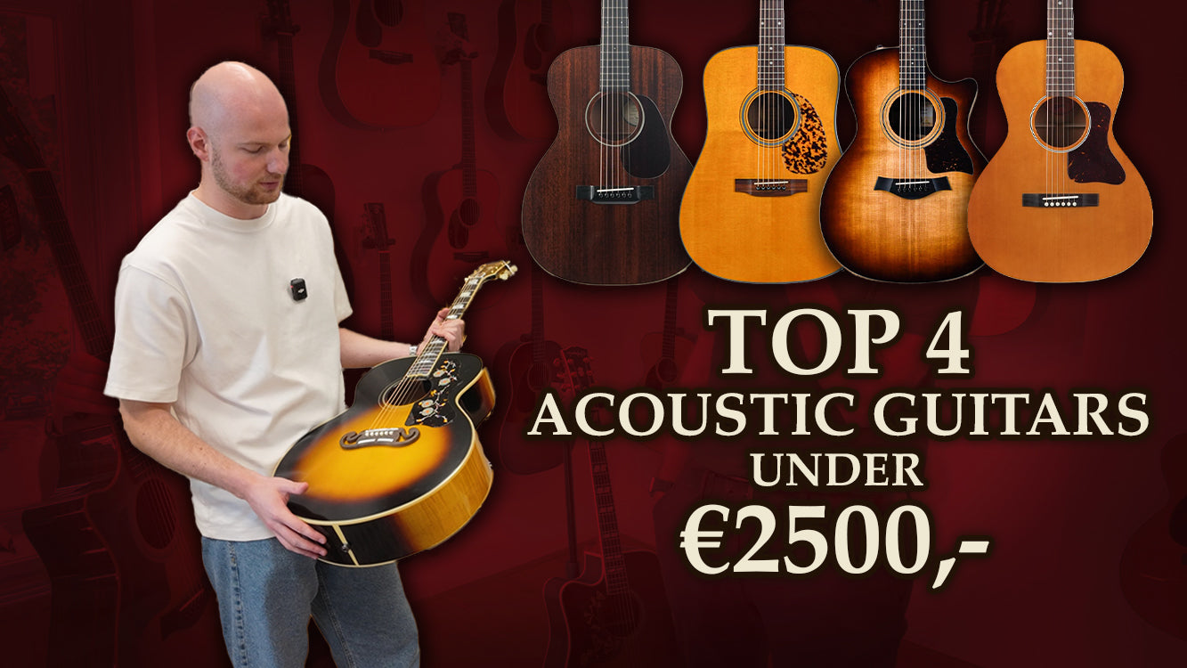 The best acoustic guitars in our store under €2500 (2026)