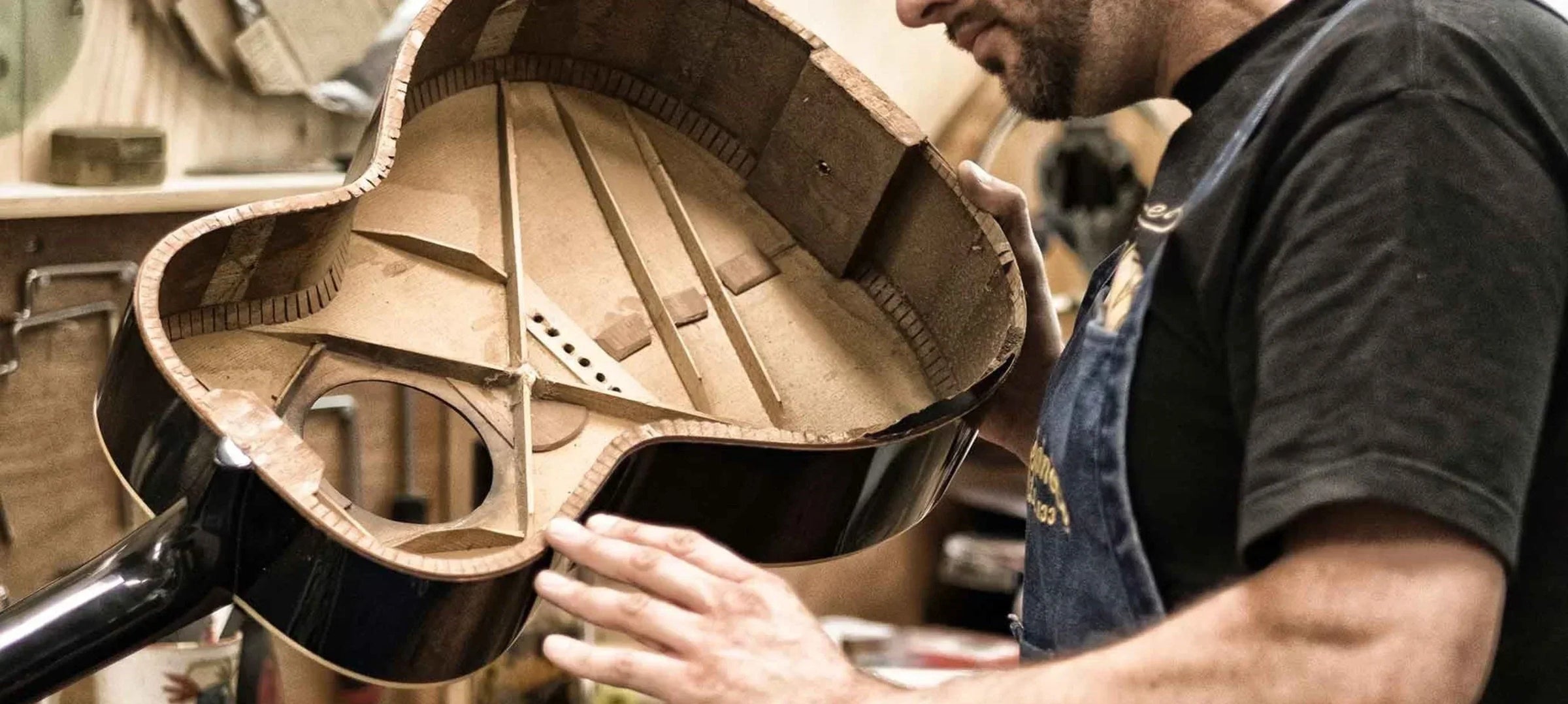Bracing: magical small pieces of wood that make an acoustic guitar sing!