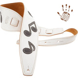 Magrabo Holes Hs Tribute Srv White 10 Cm, Black Note, Ecru Stitching