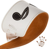 Magrabo Holes Hs Tribute Srv White 10 Cm, Black Note, Ecru Stitching