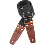 Magrabo Stripe Sc Entry Olded Black 5 Cm Terminali Embossed Flores Brown Silver Buckle
