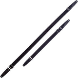 Magrabo Stripe Sc Cotton Black 5 Cm Terminals Twinkle Black, Recta Silver Buckle