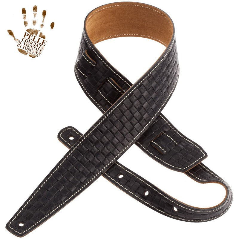Magrabo Holes Hs Embossed Intreccio Black 6 Cm