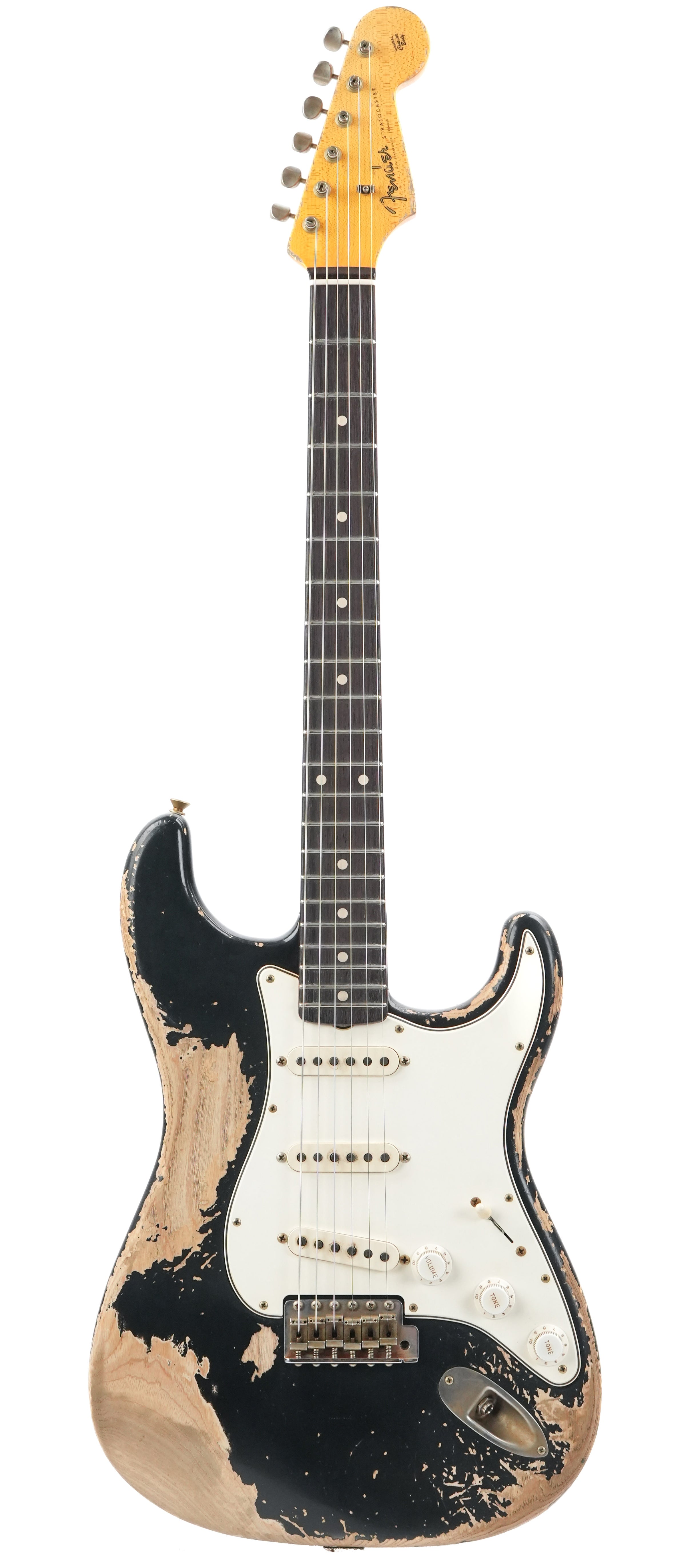 Fender Custom Shop 59 Stratocaster Dennis Galuszka Masterbuilt Heavy Relic Black