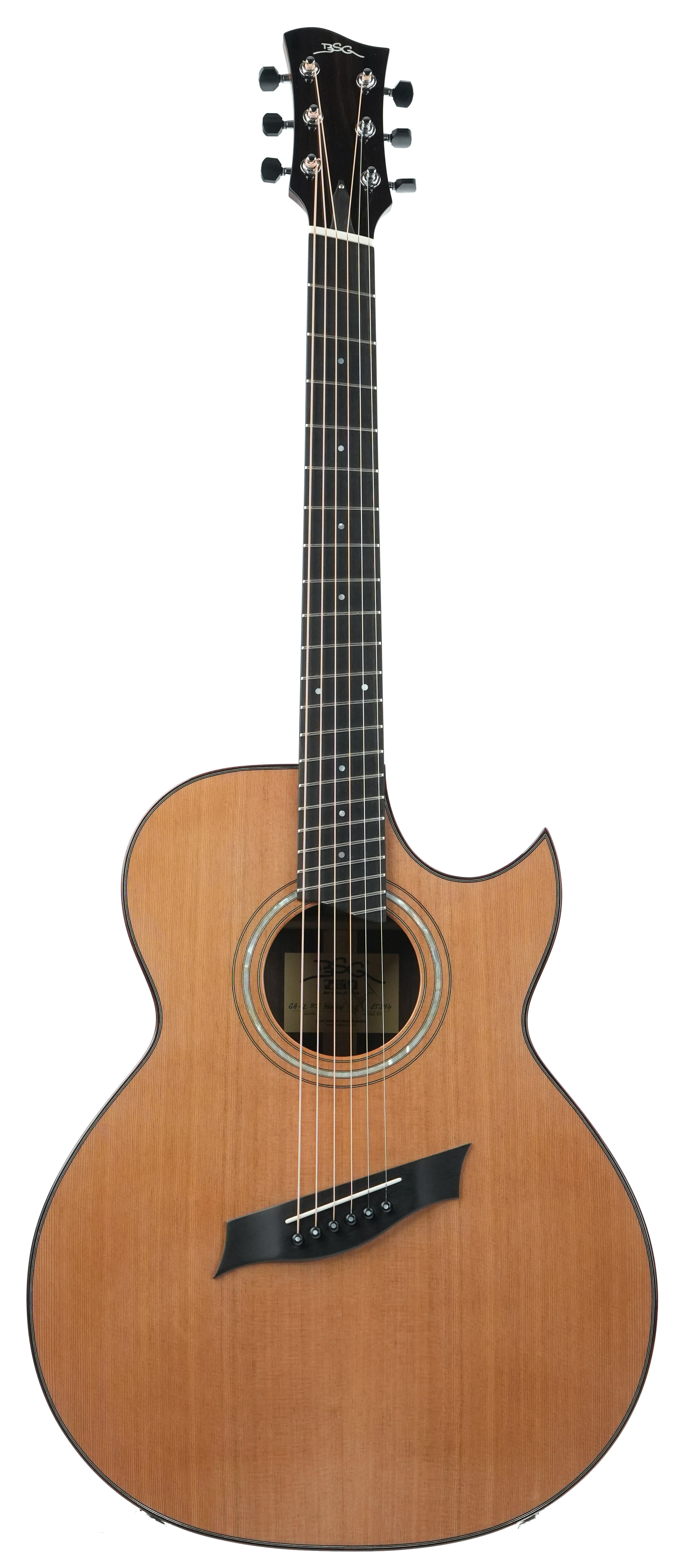 BSG GA12SCF Fan Fret Curly Walnut Cedar