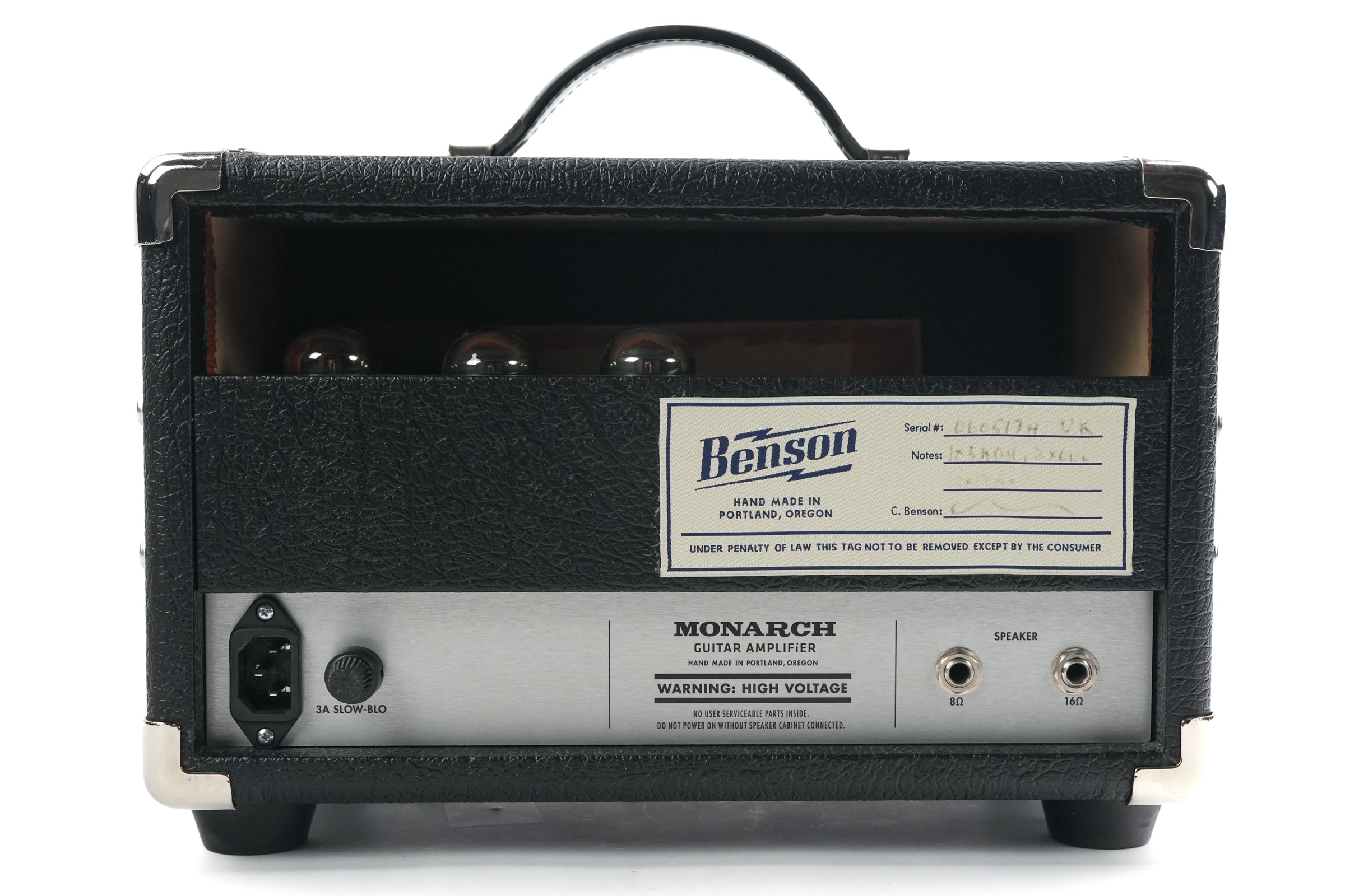Benson Monarch Head Black 2017