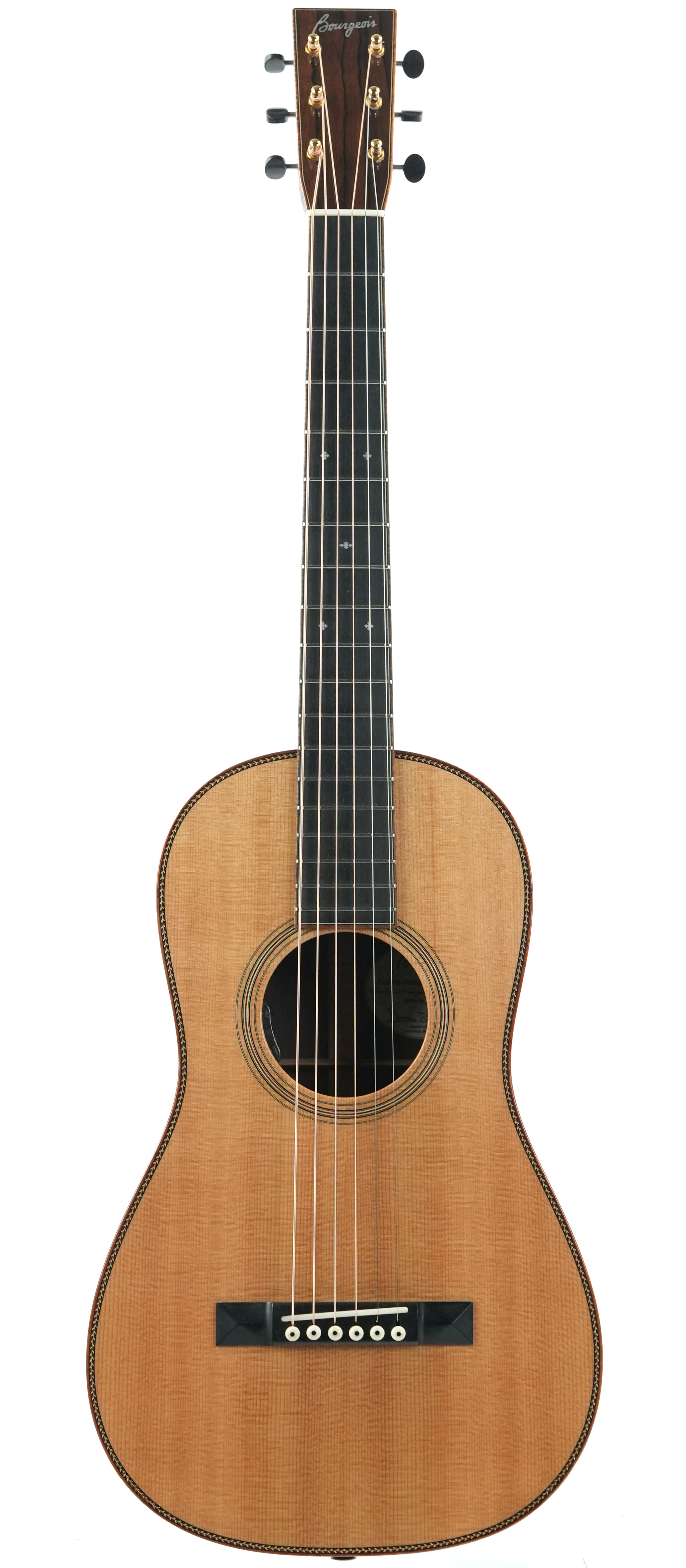 Bourgeois DB Signature Piccolo Parlor Madagascar Rosewood Sinker Spruce 2023
