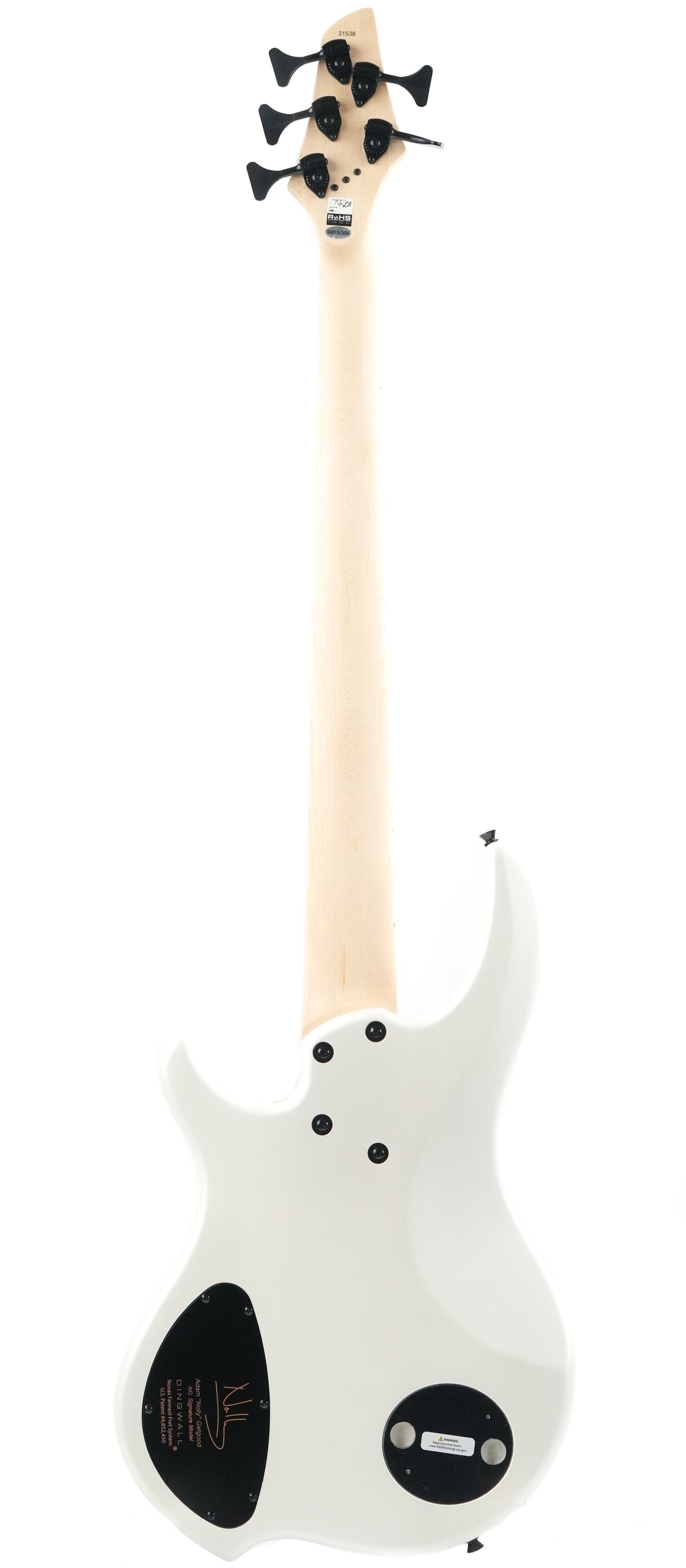 Dingwall NG3 Nolly 5 Ducati Pearl White Matte