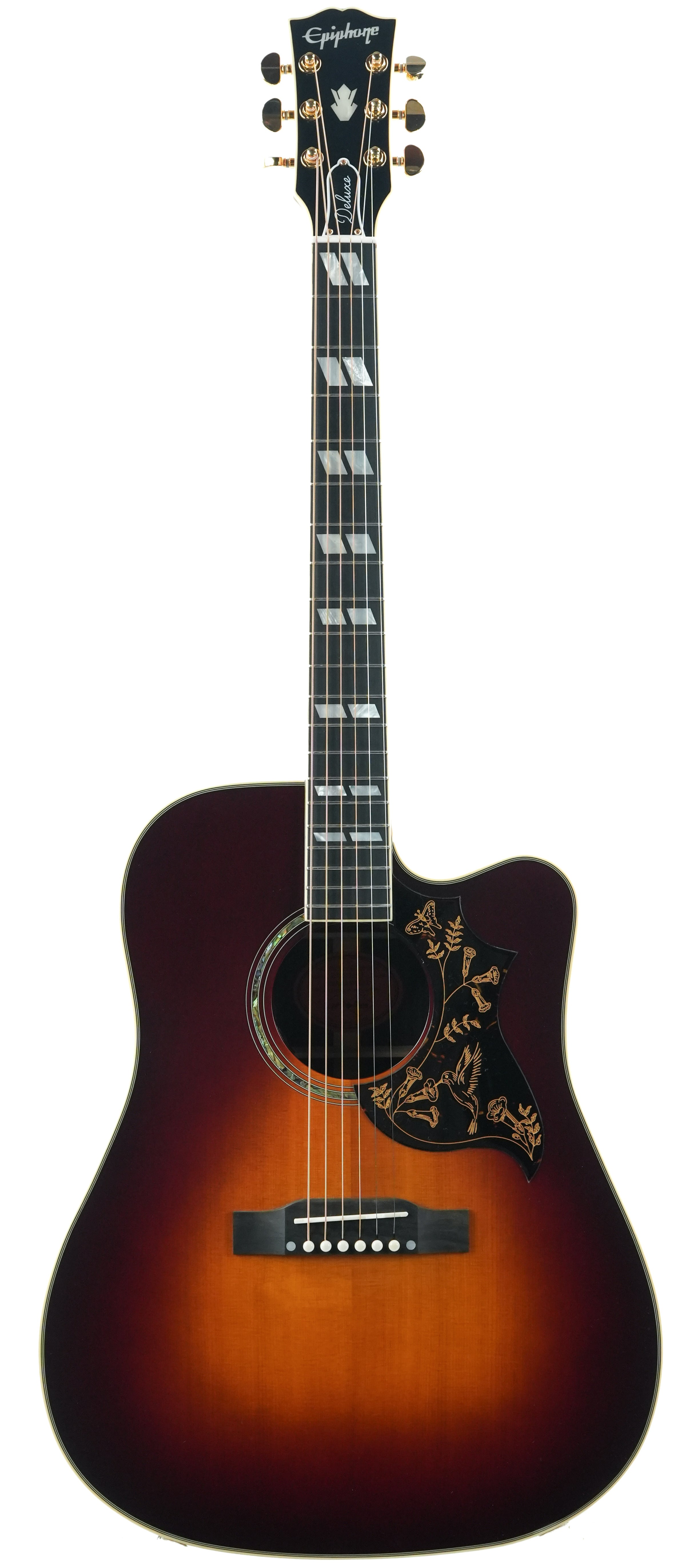 Epiphone Hummingbird Deluxe EC Autumn Burst