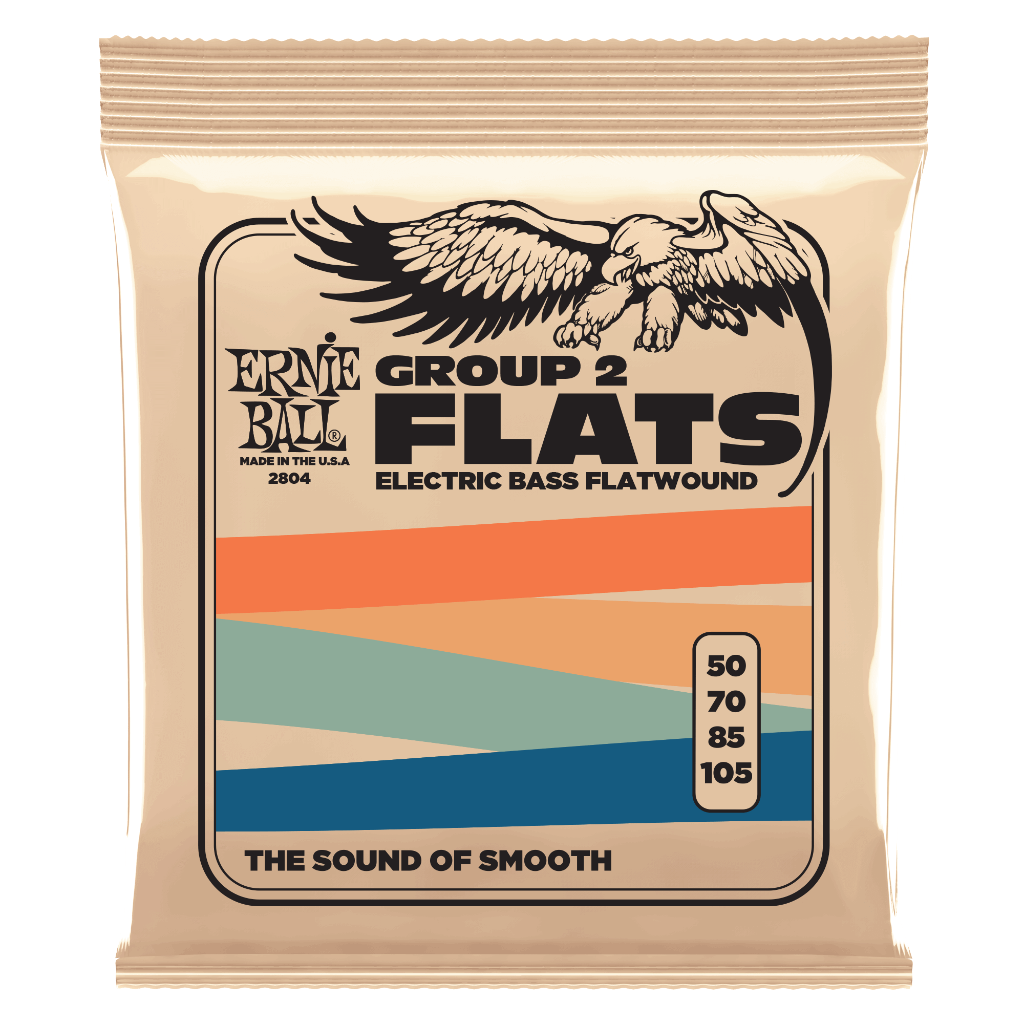 Ernie Ball 2804 Group II Flatwound 50-105