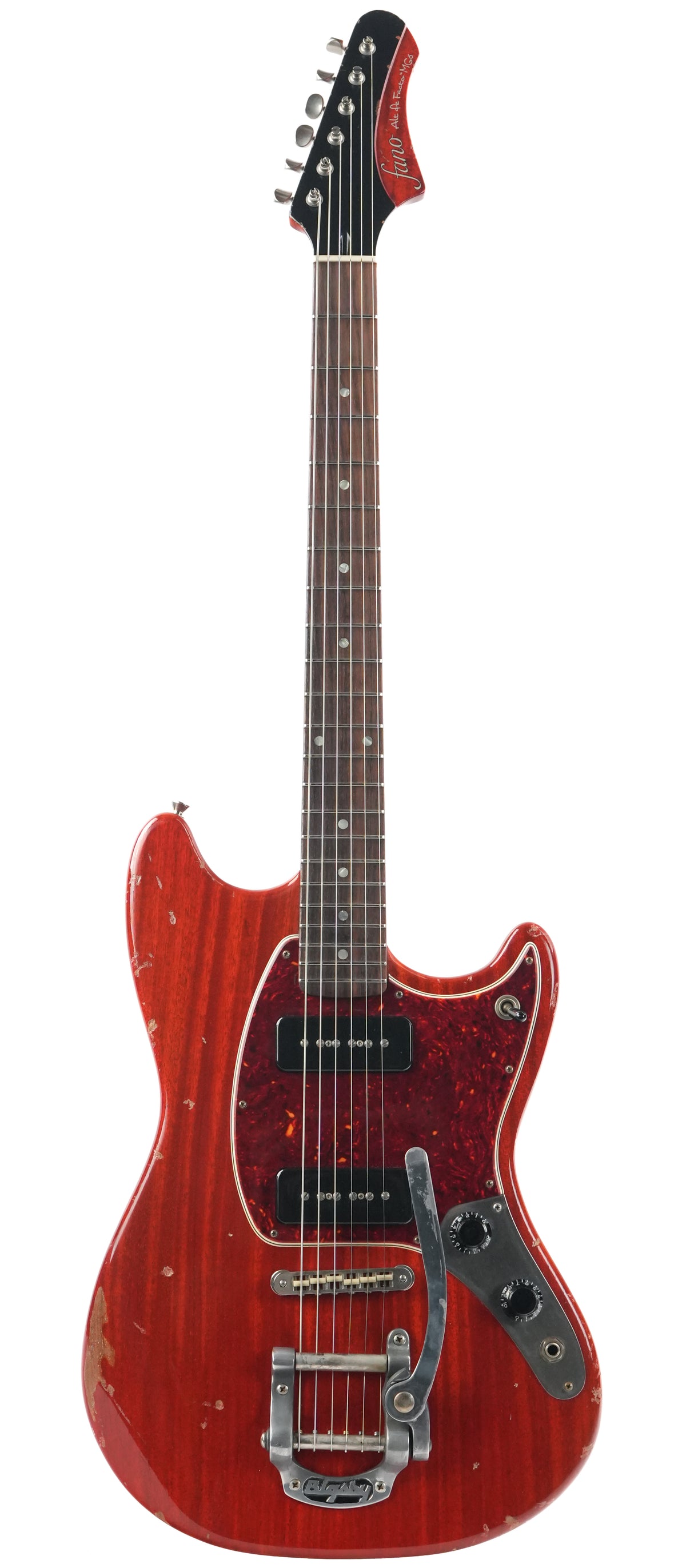 Fano MG6 P90 Bigsby Cherry Red 2012