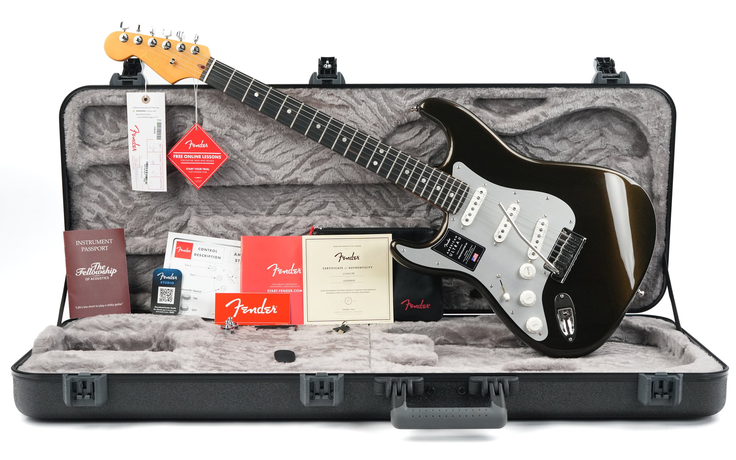 Fender American Ultra II Stratocaster Texas Tea Lefty
