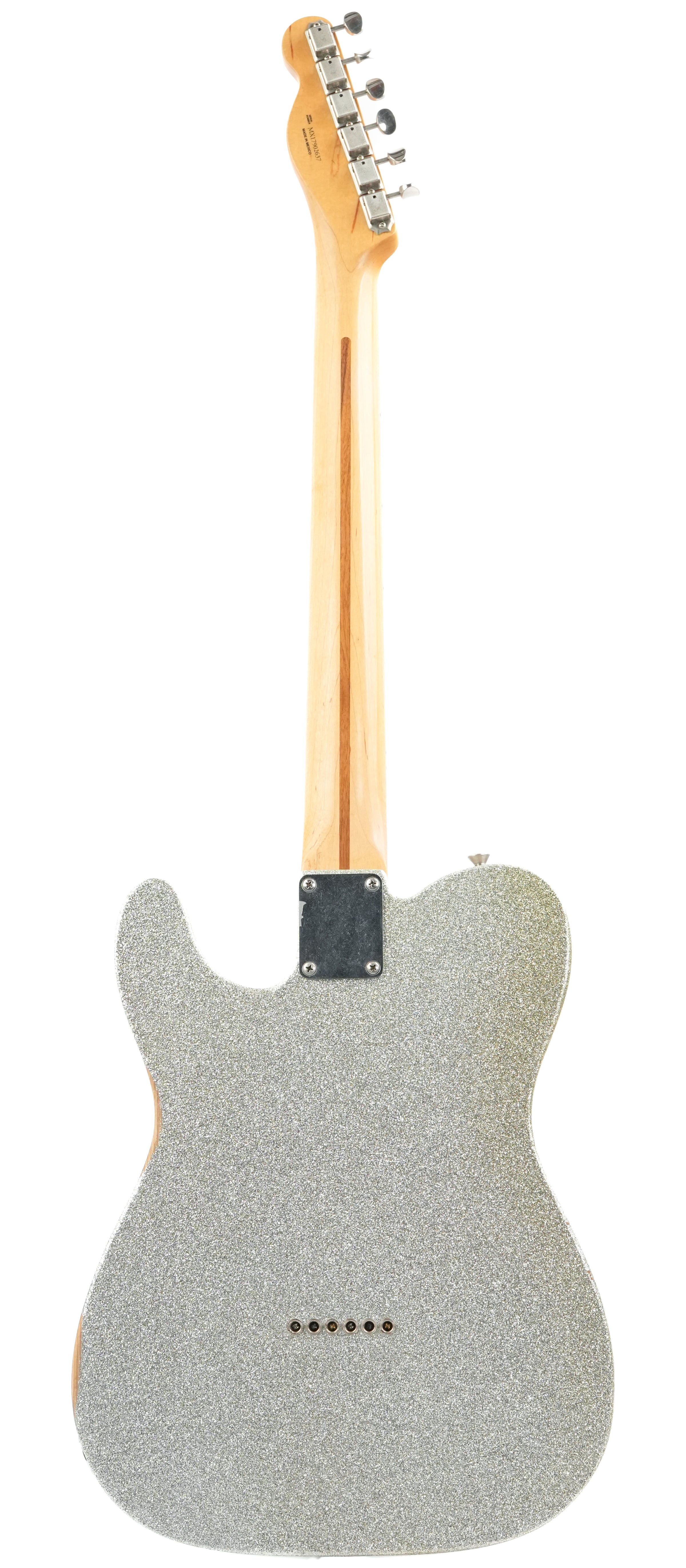 Fender Brad Paisley Road Worn Telecaster Silver Sparkle 2017
