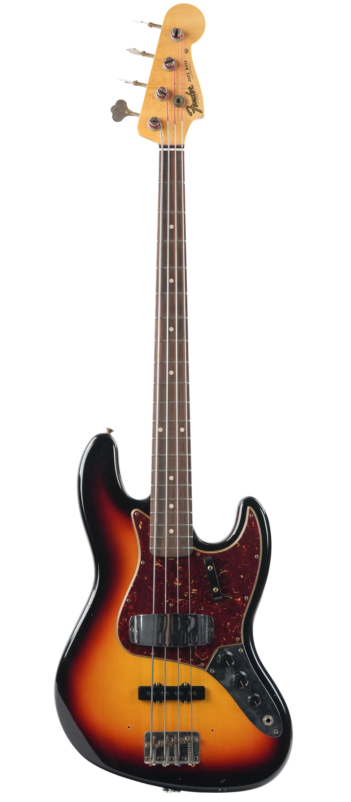 Fender Custom Shop 1964 Jazz Bass 3 Color Sunburst Journeyman Relic 2024