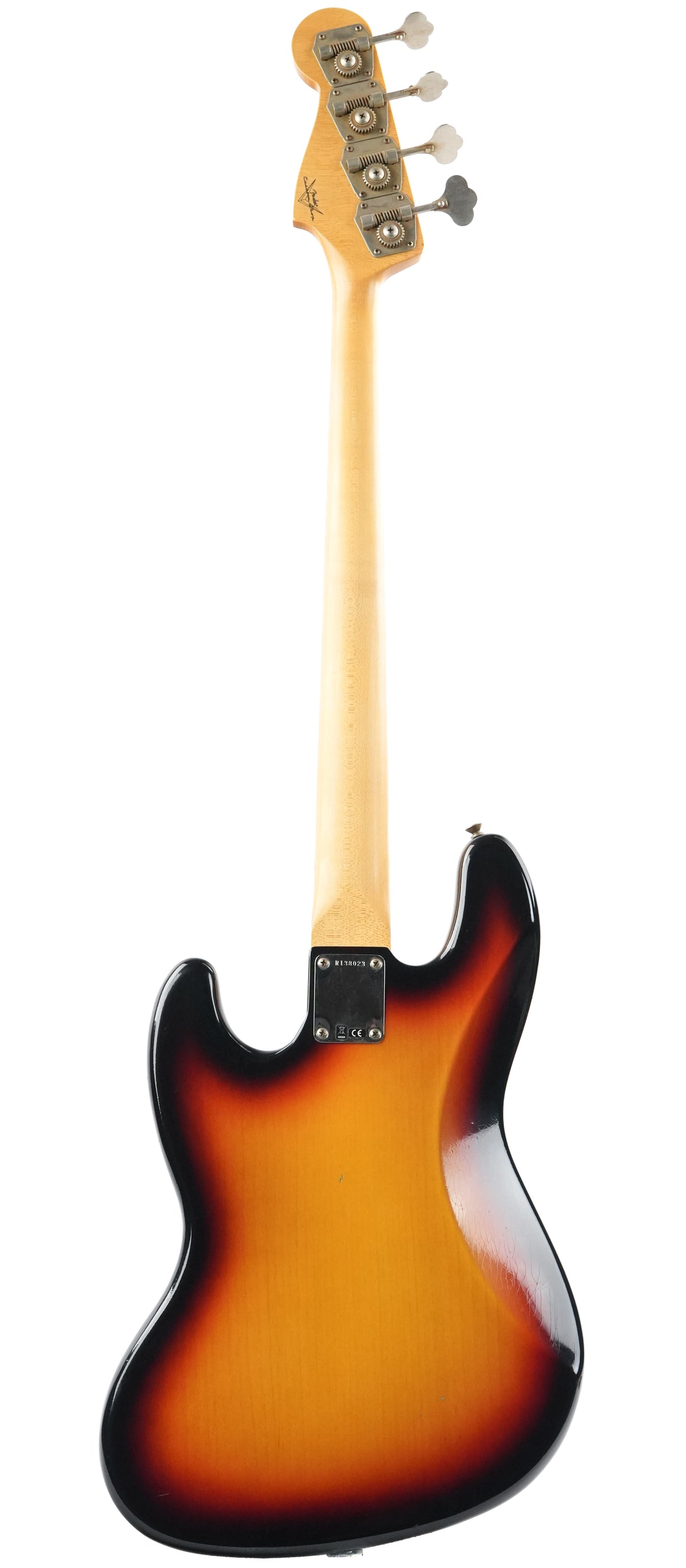 Fender Custom Shop 1964 Jazz Bass 3 Color Sunburst Journeyman Relic 2024