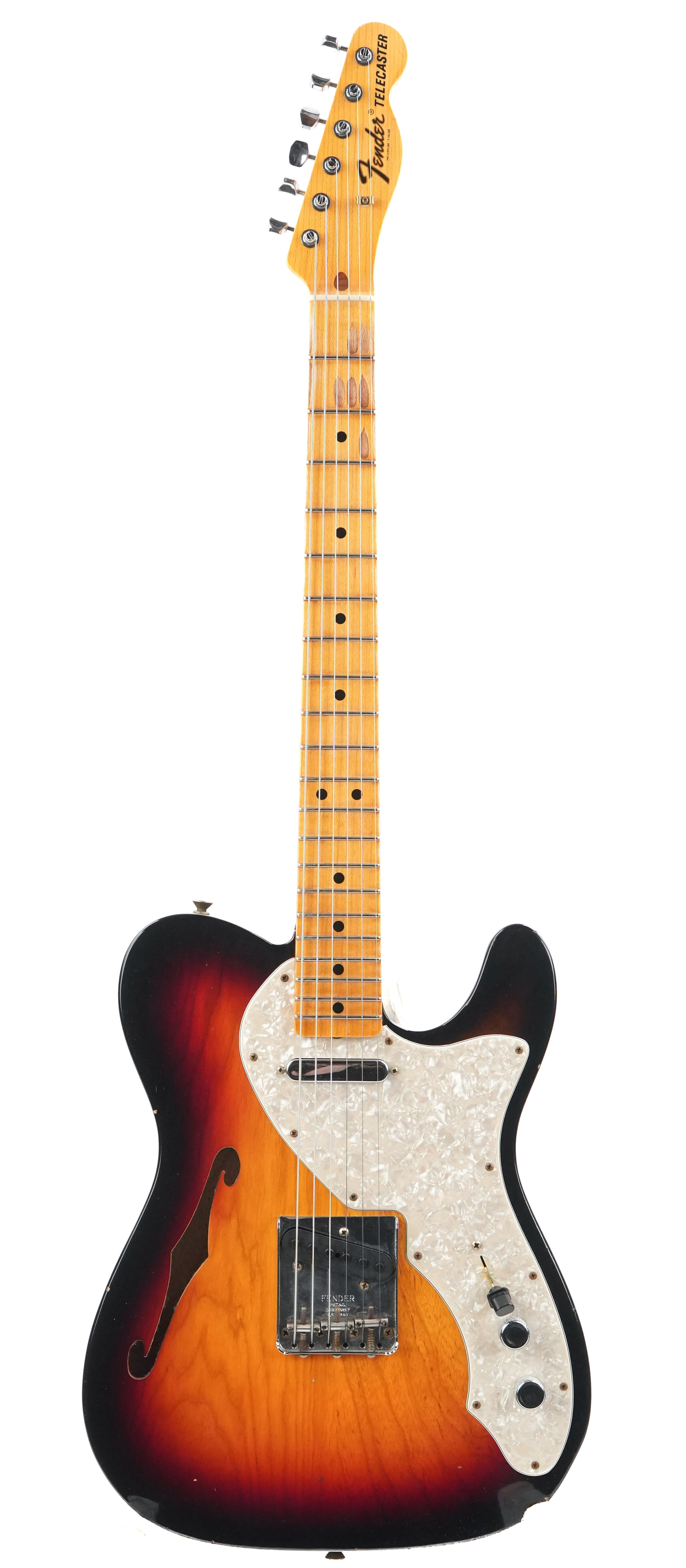 Fender Custom Shop 69 Telecaster Thinline Sunburst Relic 2022