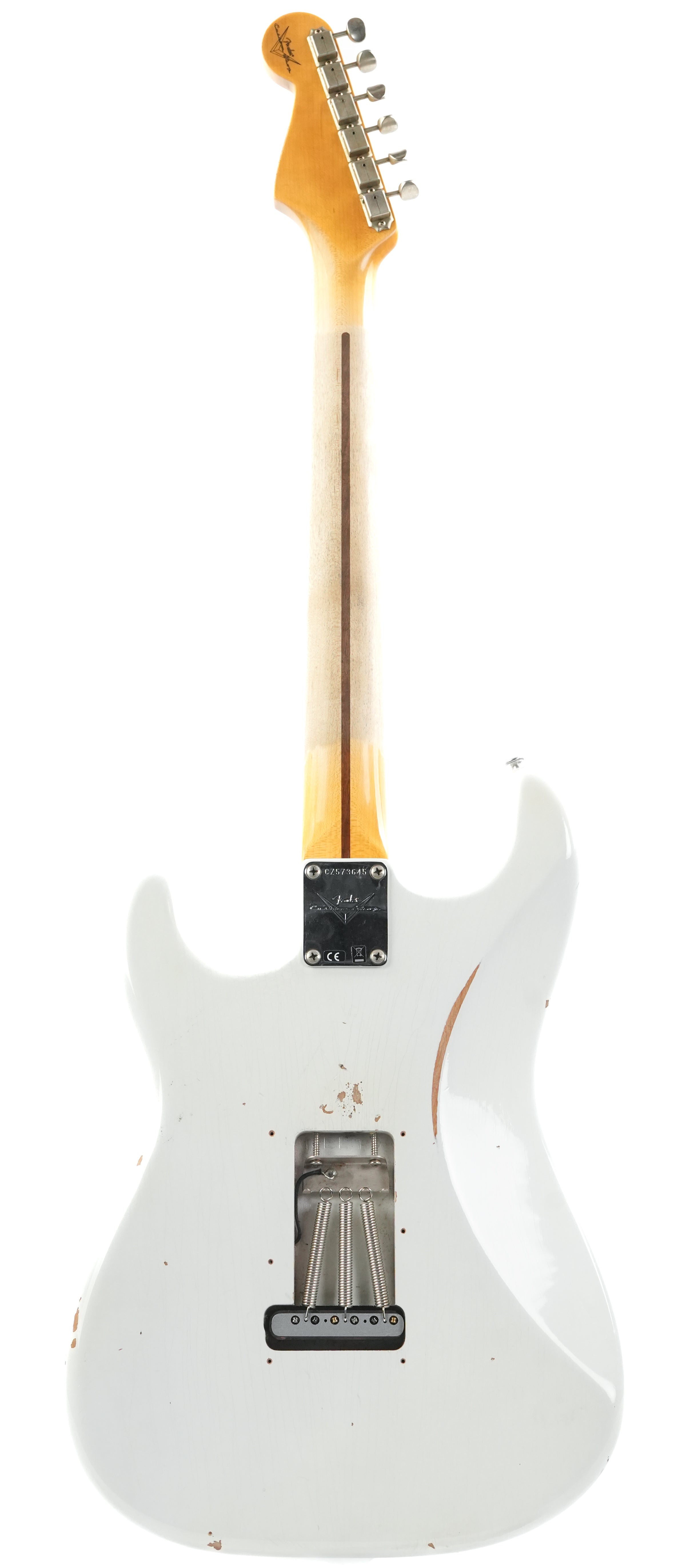 Fender Custom Shop Ancho Poblano Stratocaster Olympic White Relic 2023