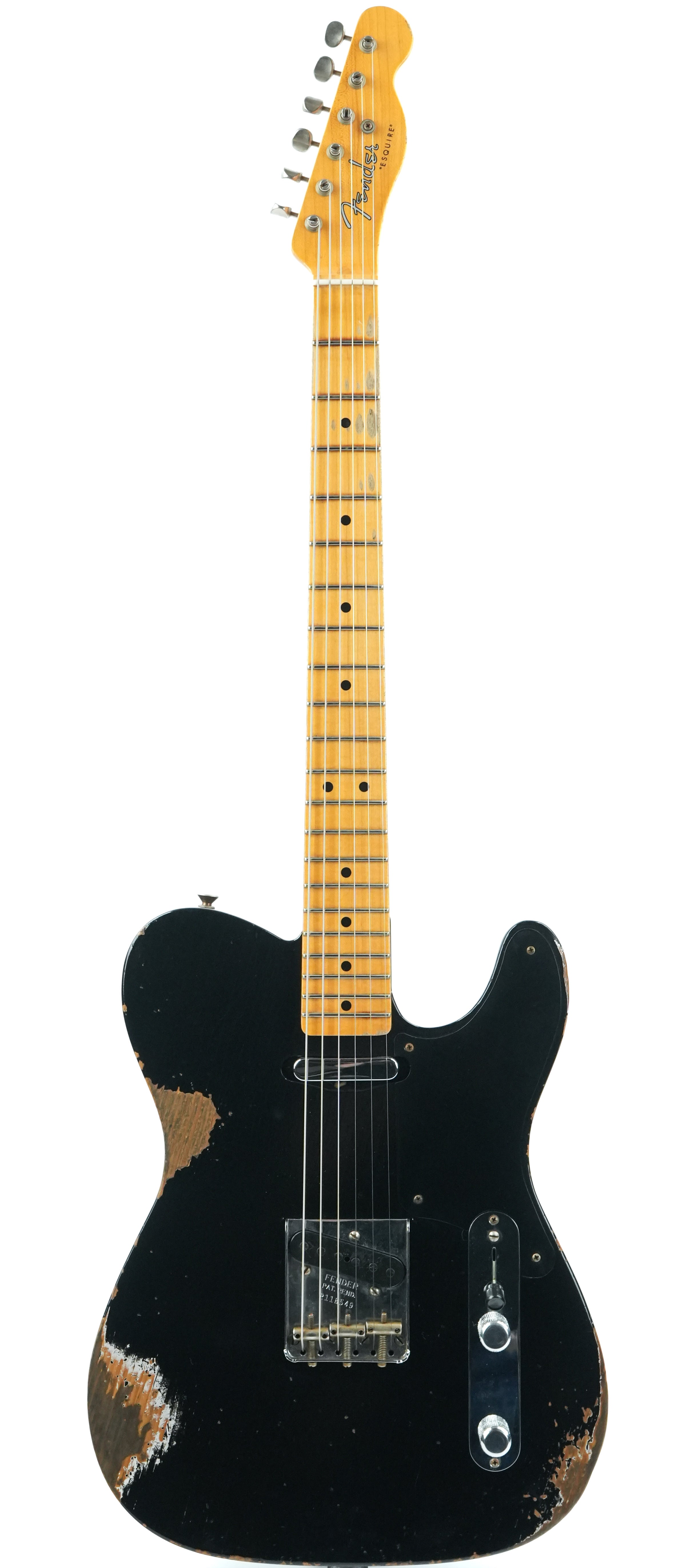 Fender Custom Shop Double Esquire Roasted Pine Relic Black 2022