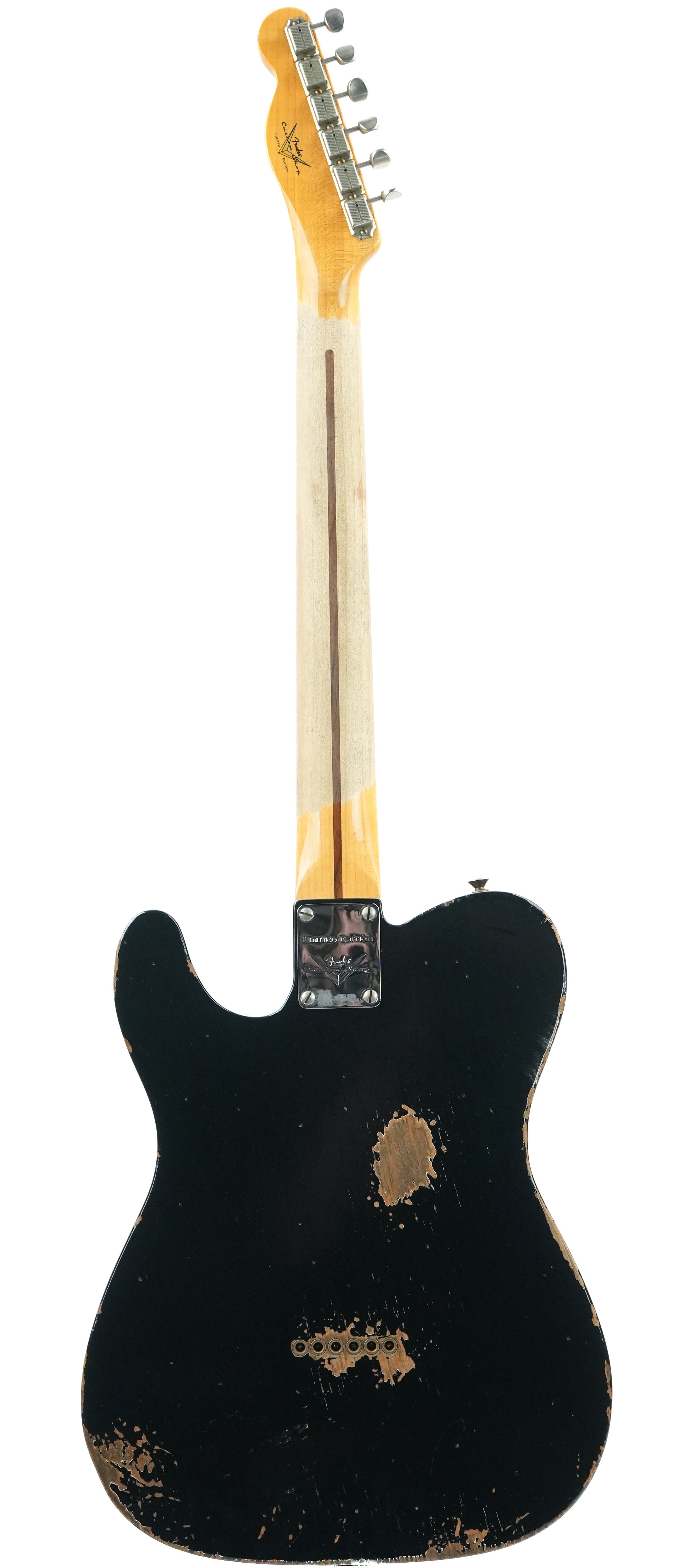 Fender Custom Shop Double Esquire Roasted Pine Relic Black 2022