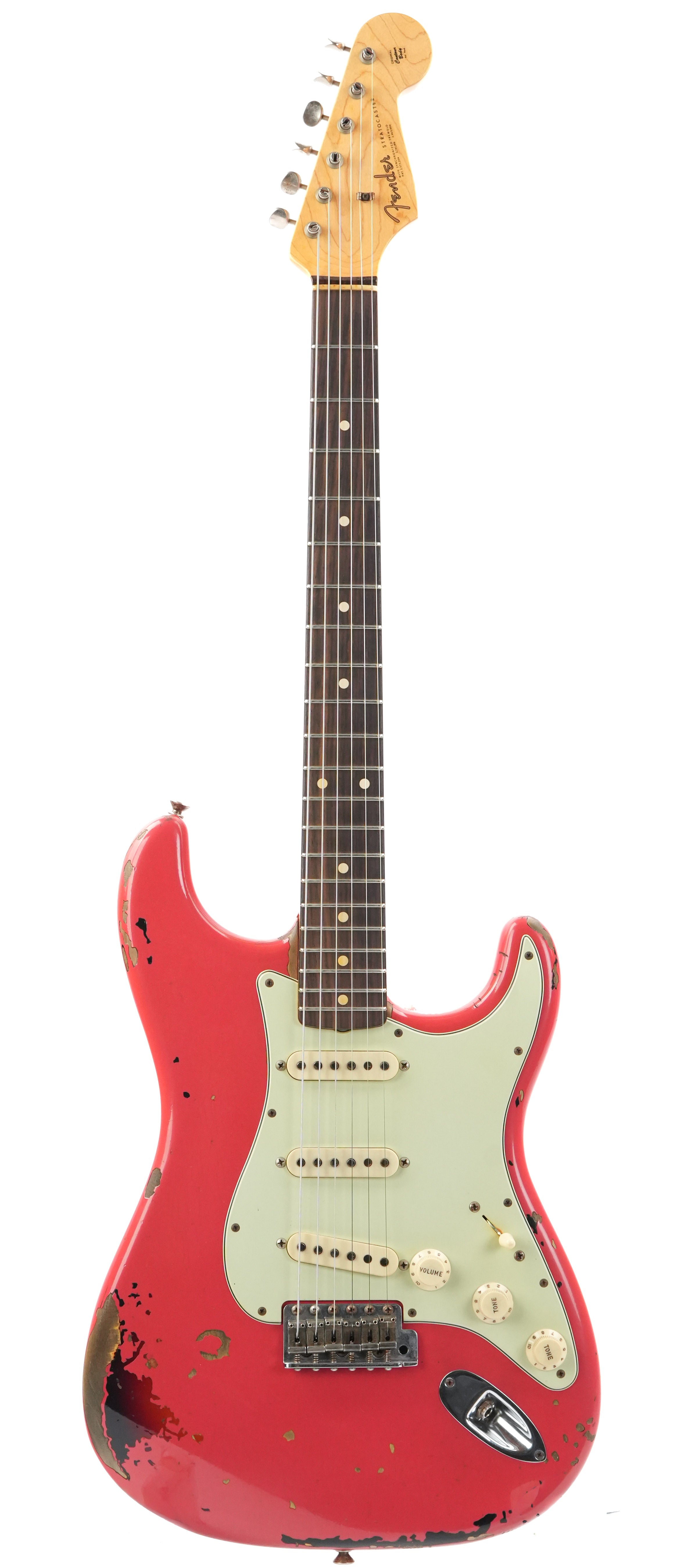 Fender Custom Shop Michael Landau Stratocaster Fiesta Red Over Sunburst Relic 2015