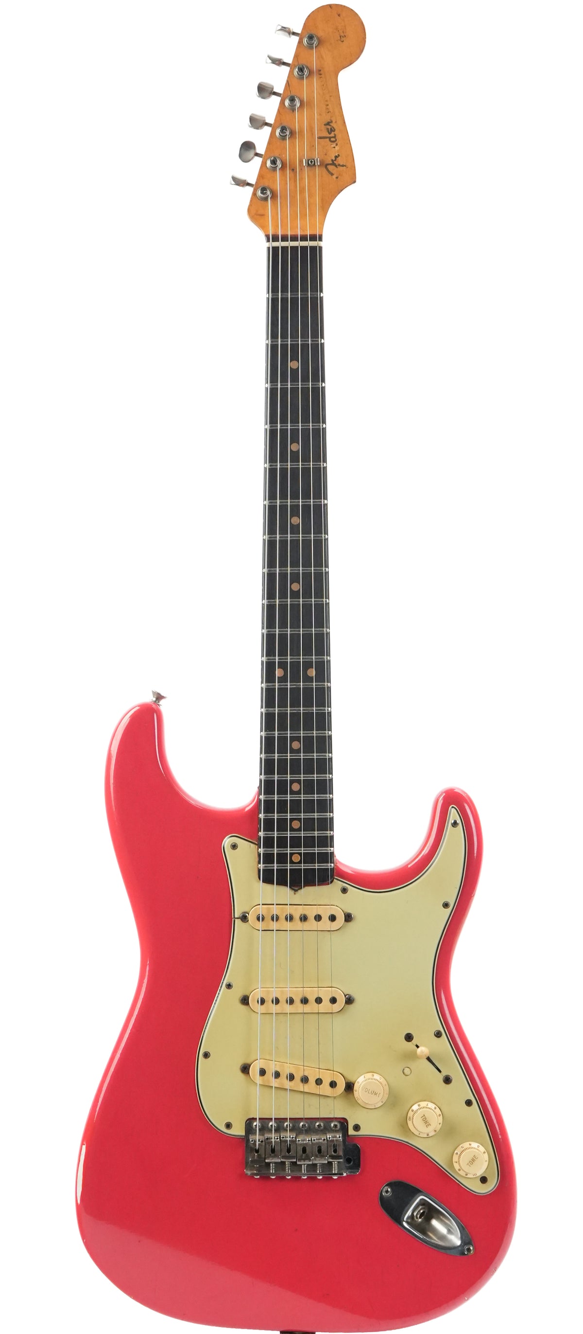 Fender Stratocaster Fiesta Red Refin 1963 #L17956