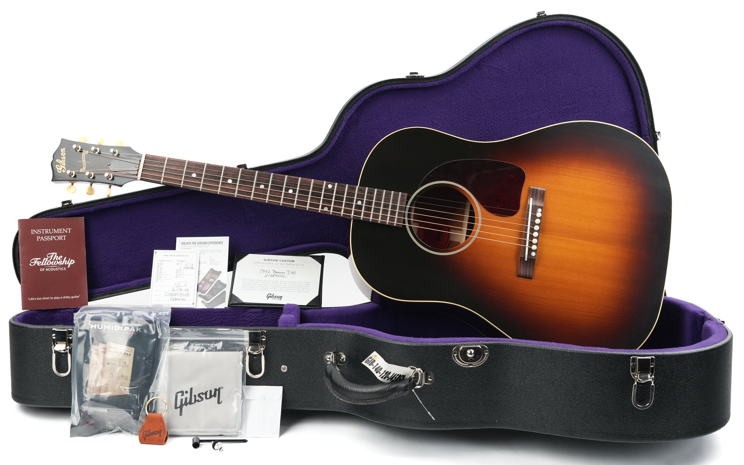 Gibson 1942 Banner J45 Vintage Sunburst