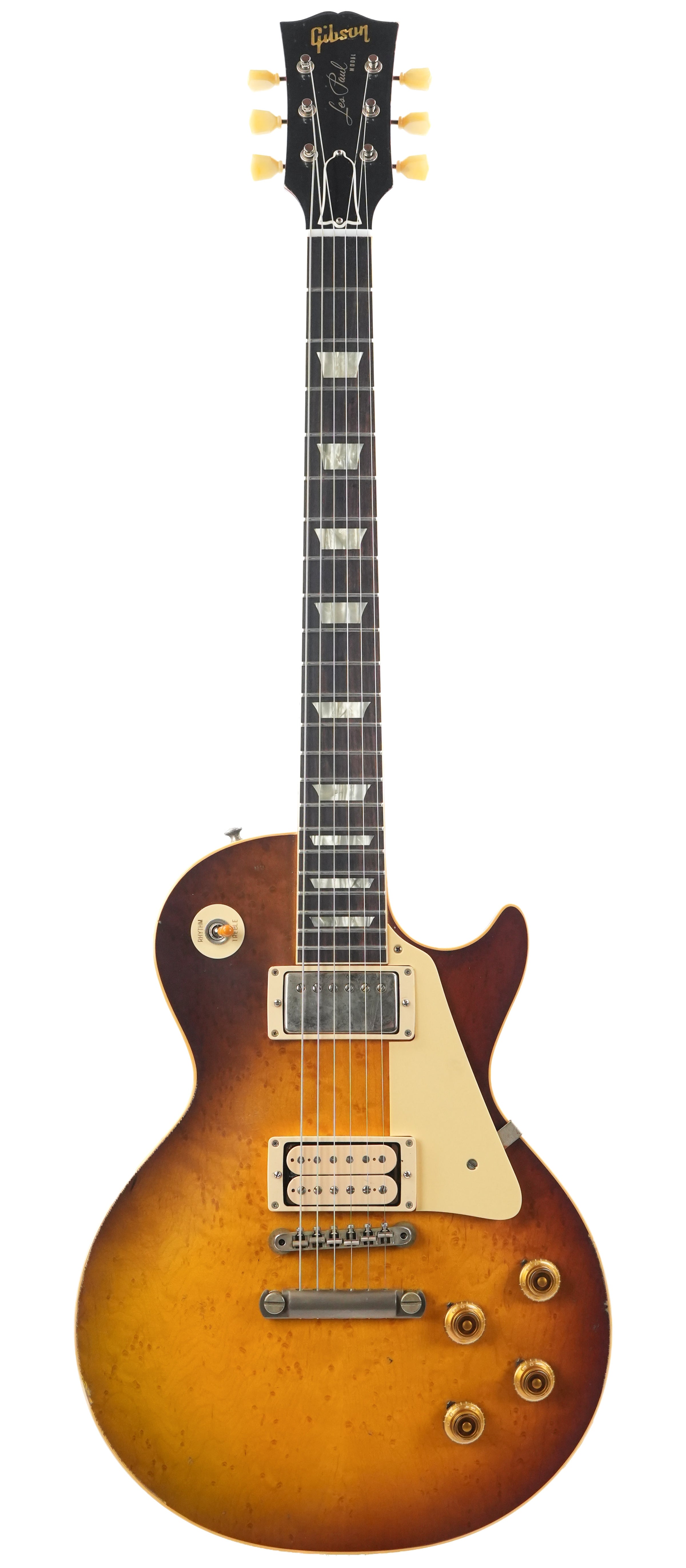 Gibson Custom 1959 Les Paul Standard Limited Edition Birdseye Maple Light Aged Peach Tea Burst