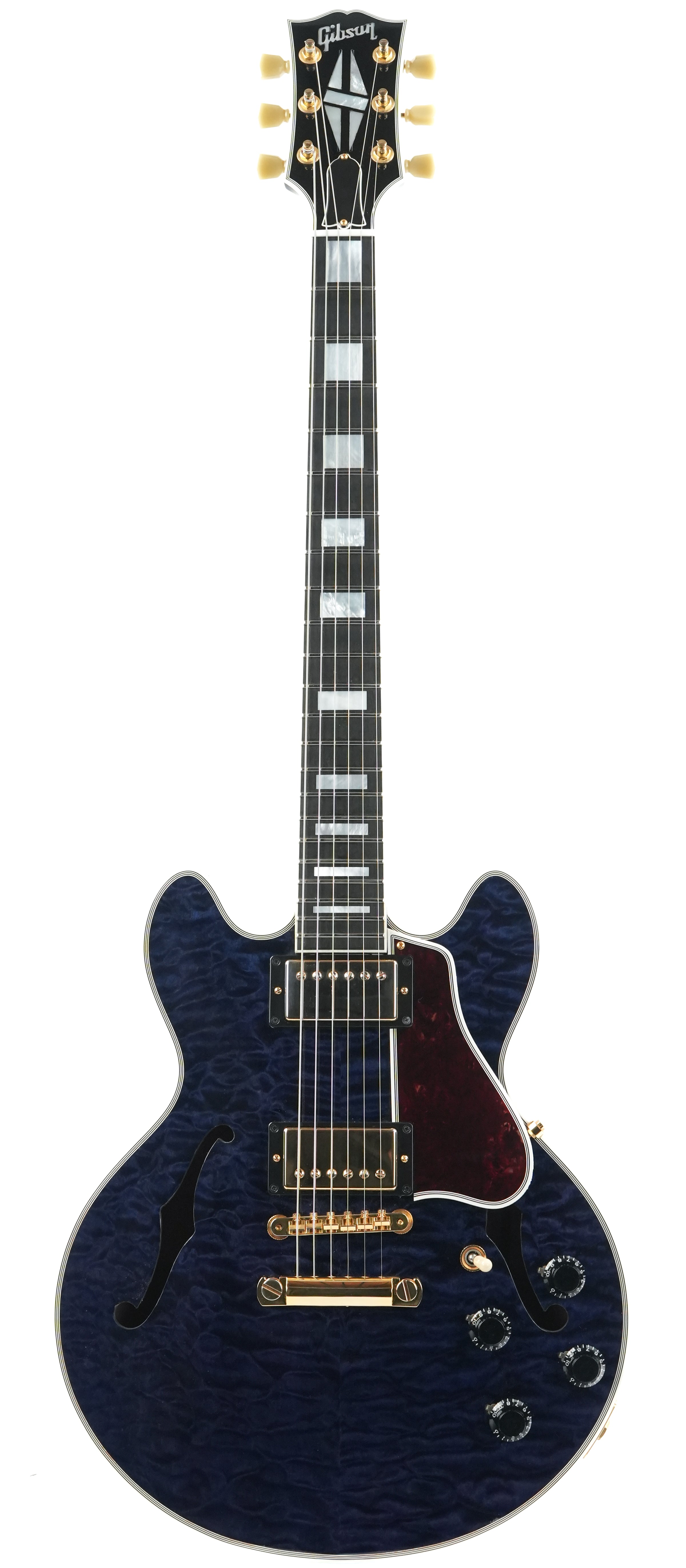Gibson Custom Shop CS356 Quilt Trans Blue 2014