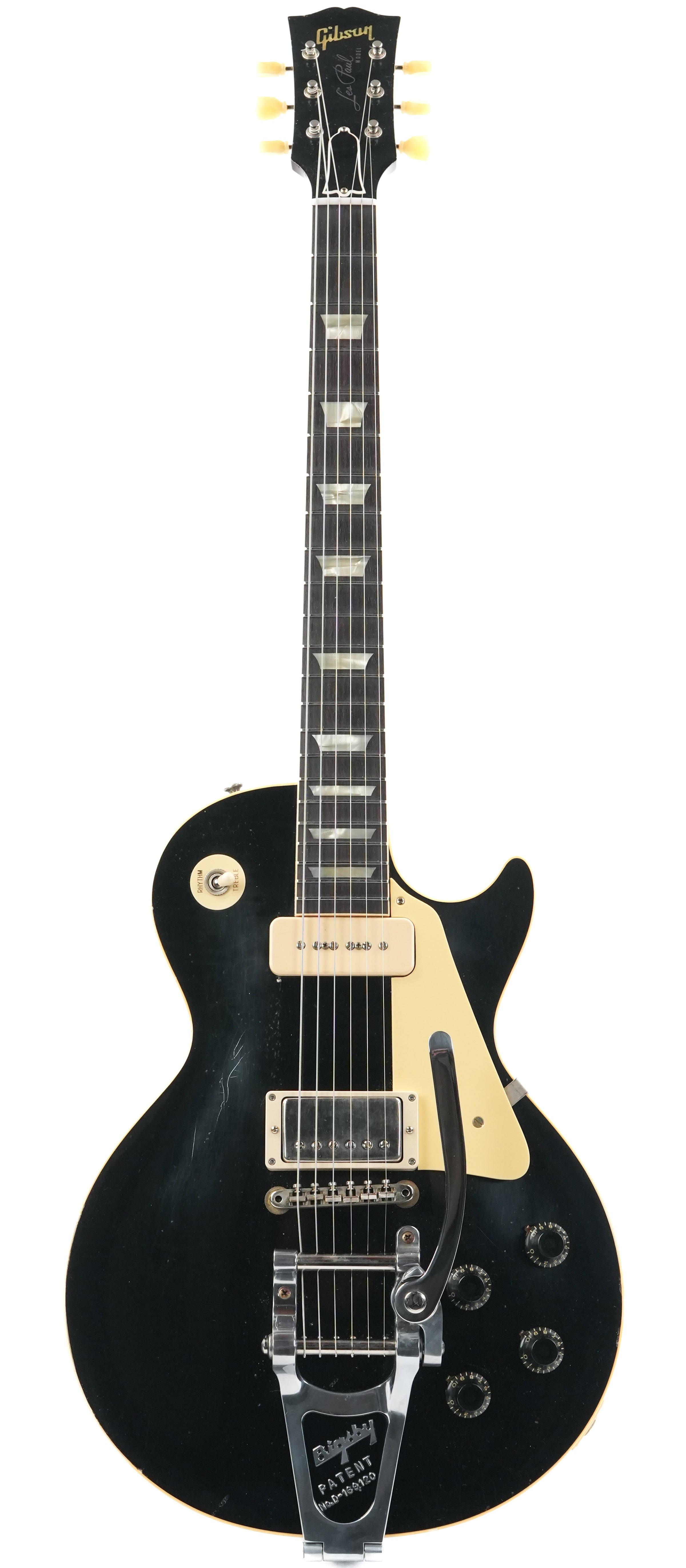 Gibson Les Paul '56 Standard Ebony Top Bigsby Murphy Lab Light Aged 2025