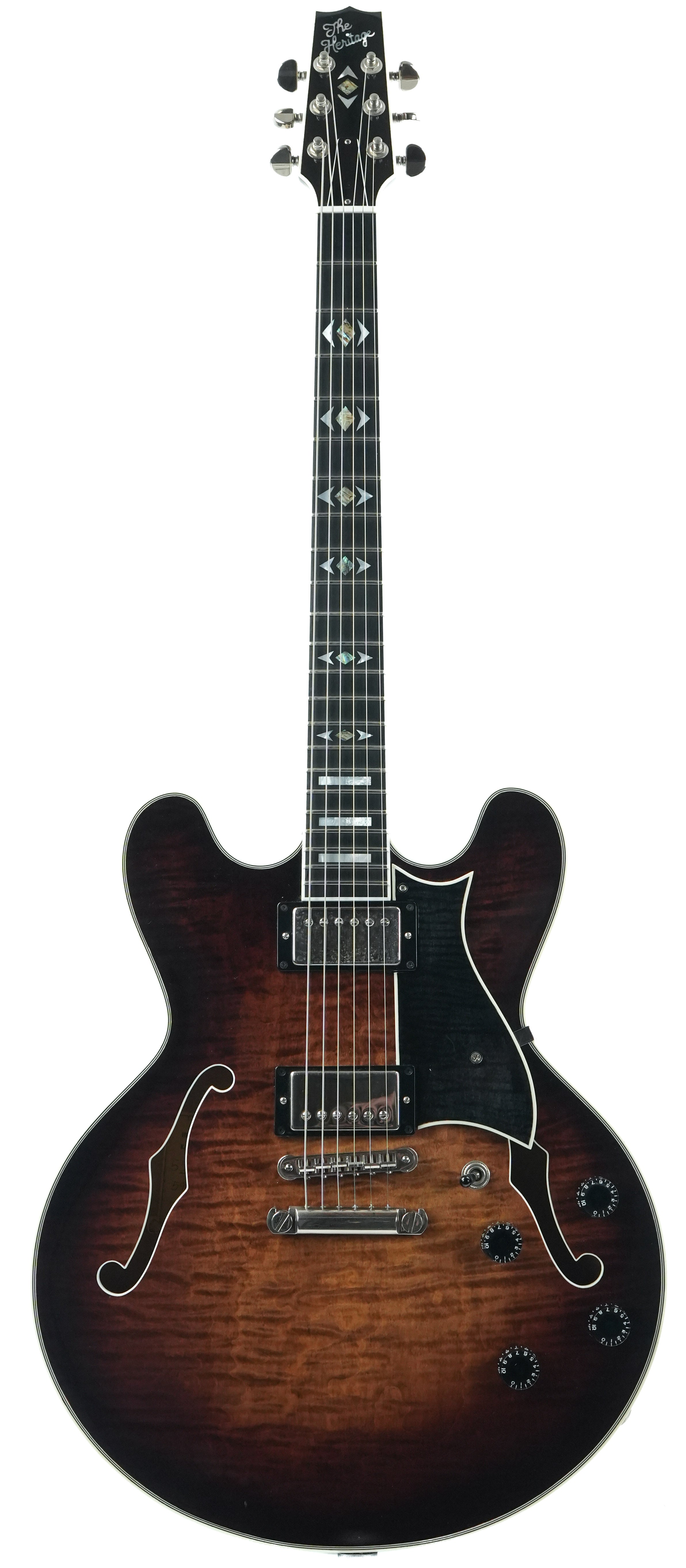 Heritage H555 Custom Sunburst Curly Maple 2010