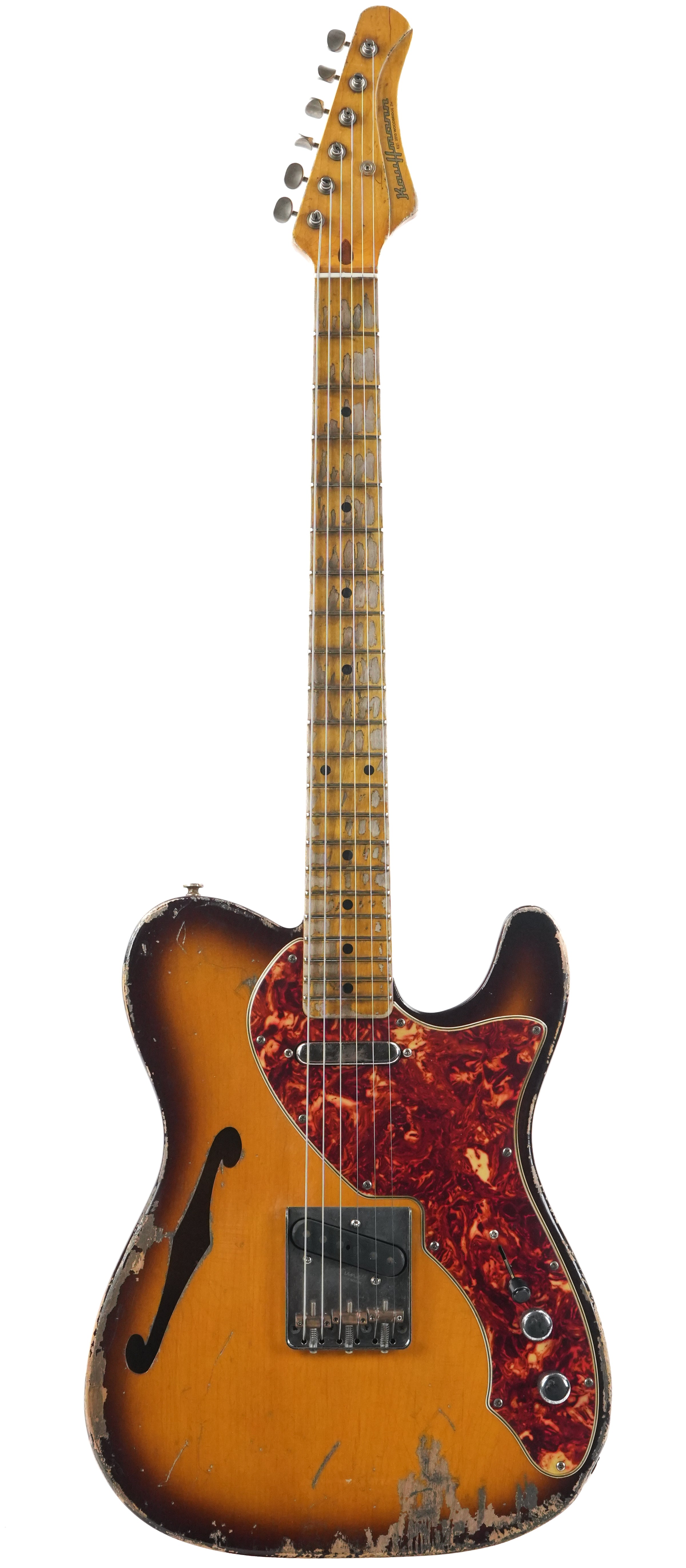 Kauffmann 56 T Thinline Two Tone Sunburst Heavy Aged
