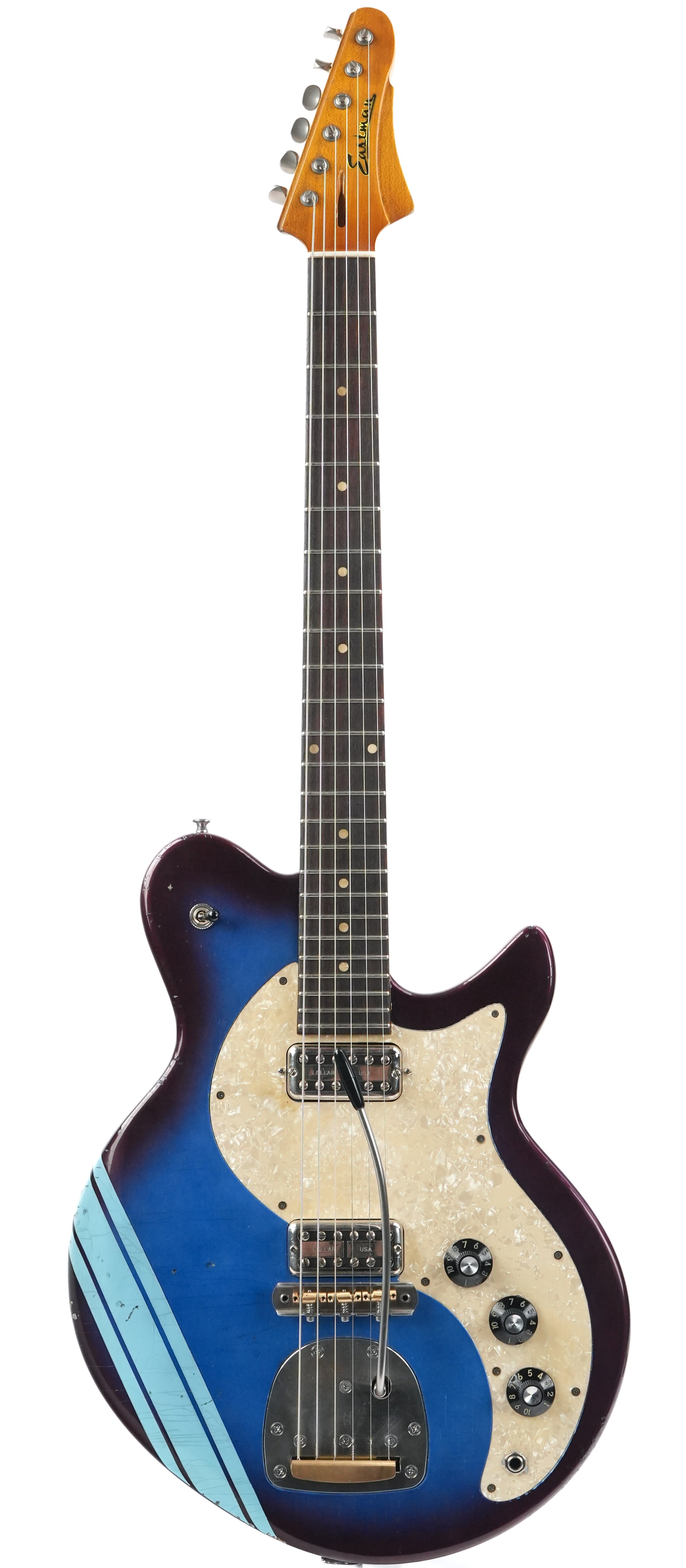 Eastman Kauffmann Series Offset Deluxe Medium Relic Competition Burgundy Burst