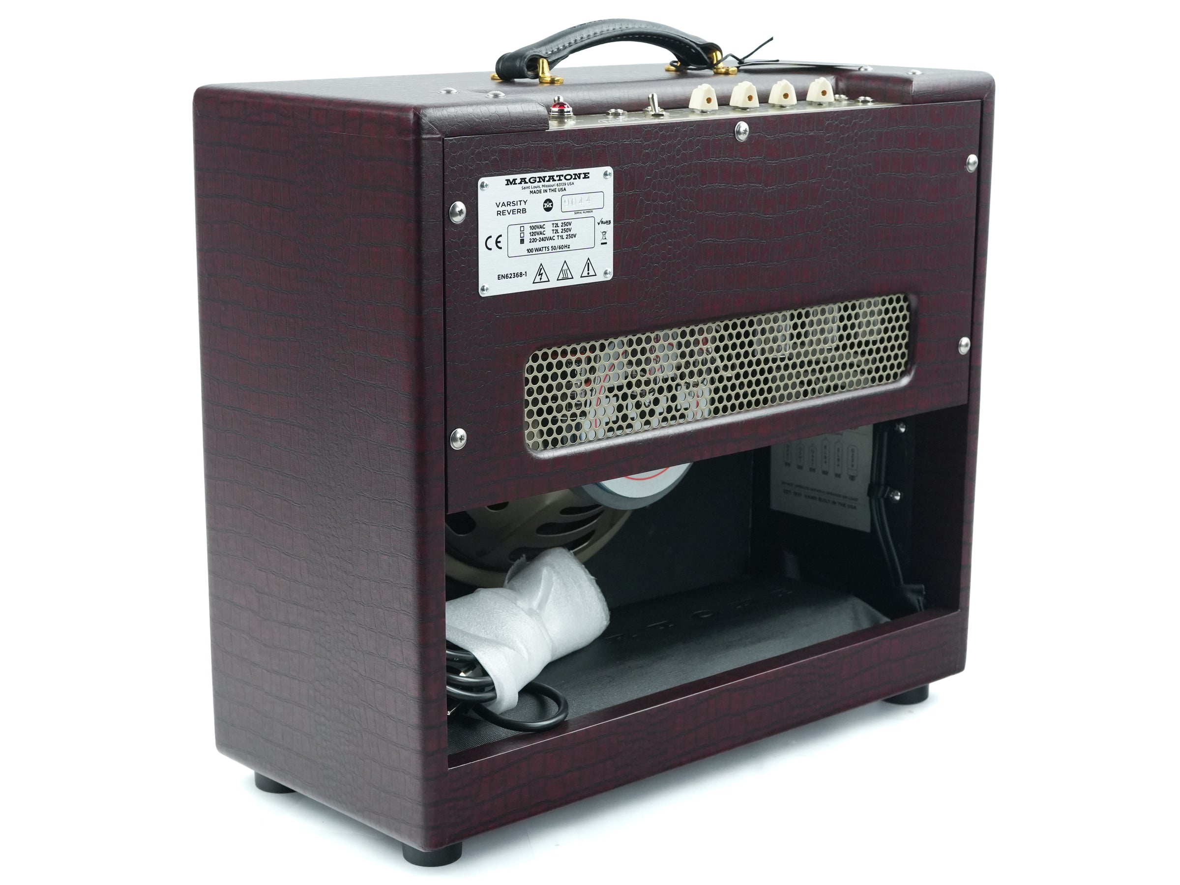 Magnatone Varsity Reverb Cathedral Burgundy