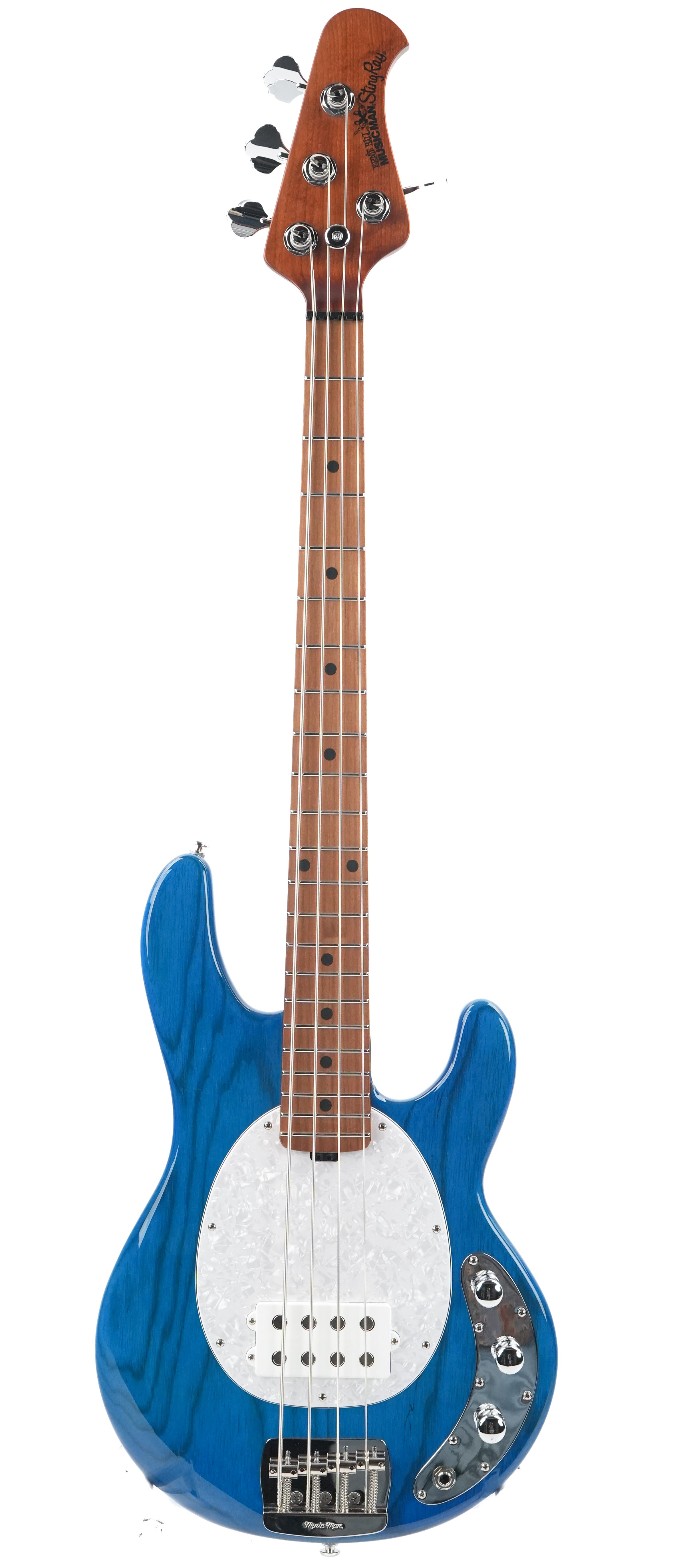 Music Man Stingray Short Scale Trans Blue