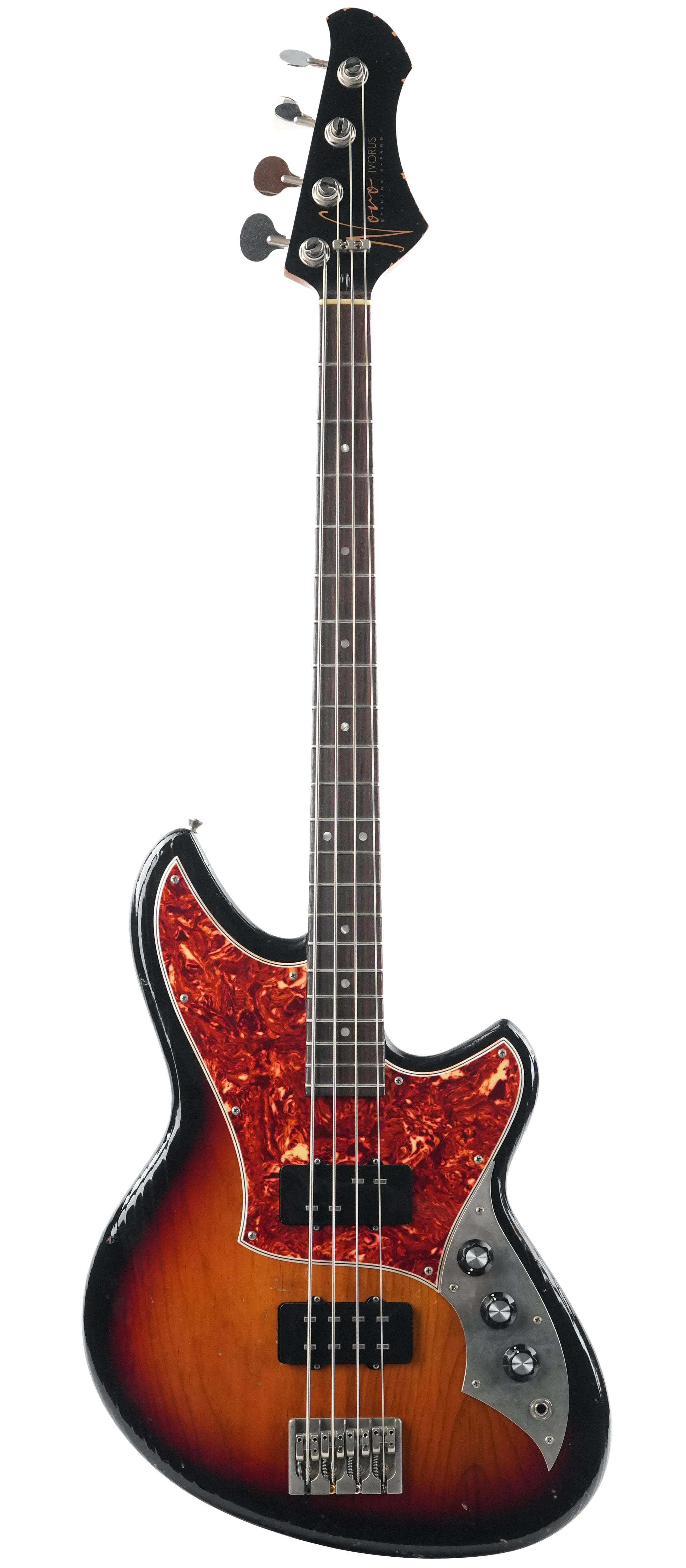Novo Ivorus Bass 3 Tone Burst Light Aged