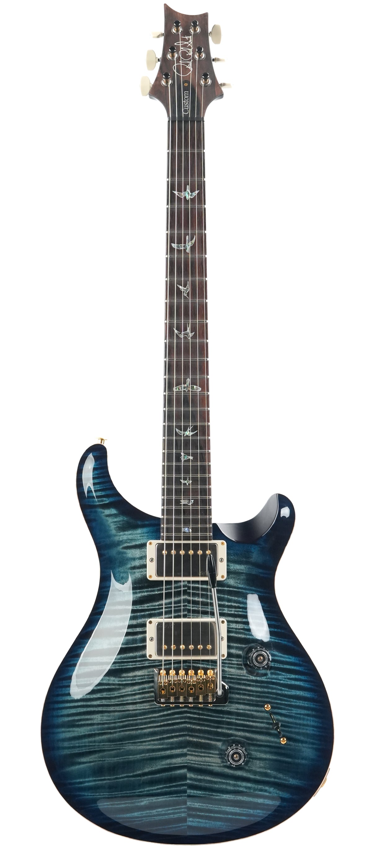 PRS Custom 24 10 Top Wood Library German Limited II Cobalt Blue 2024
