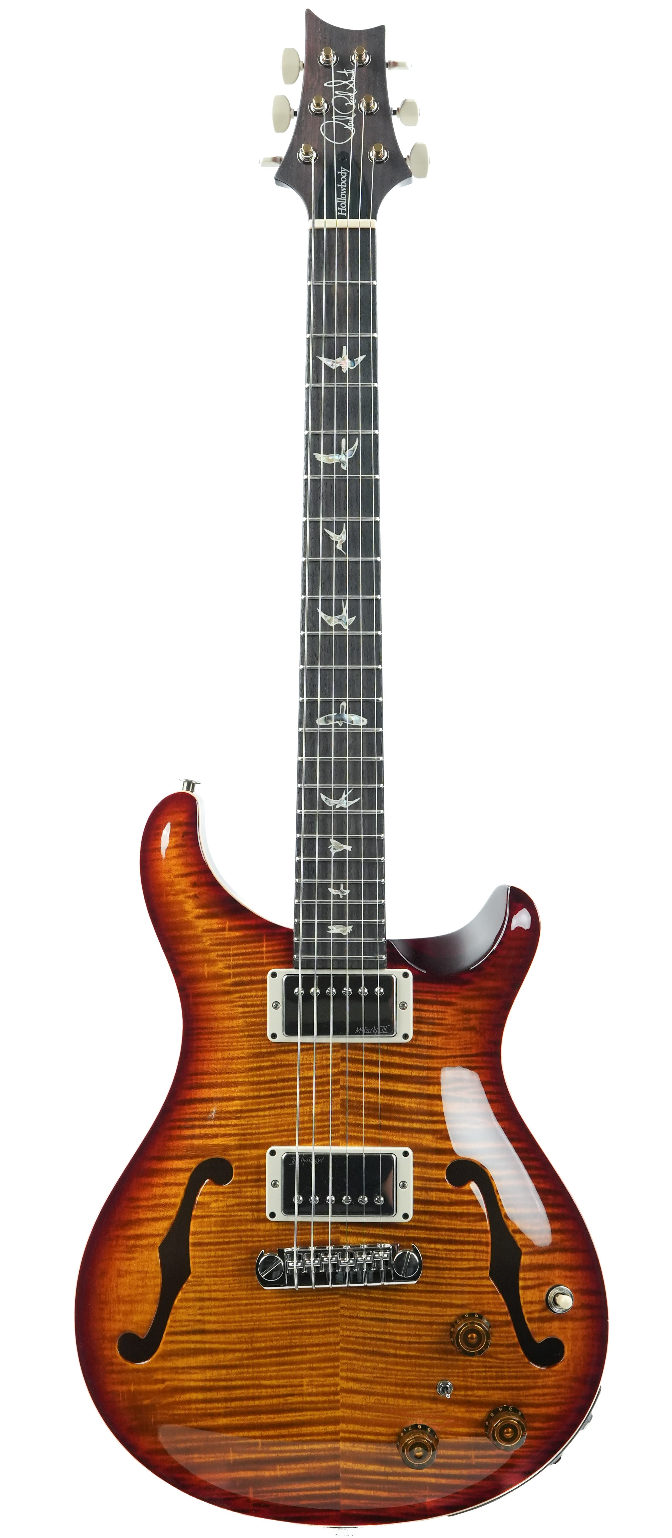 PRS Hollowbody II Piezo Dark Cherry Sunburst