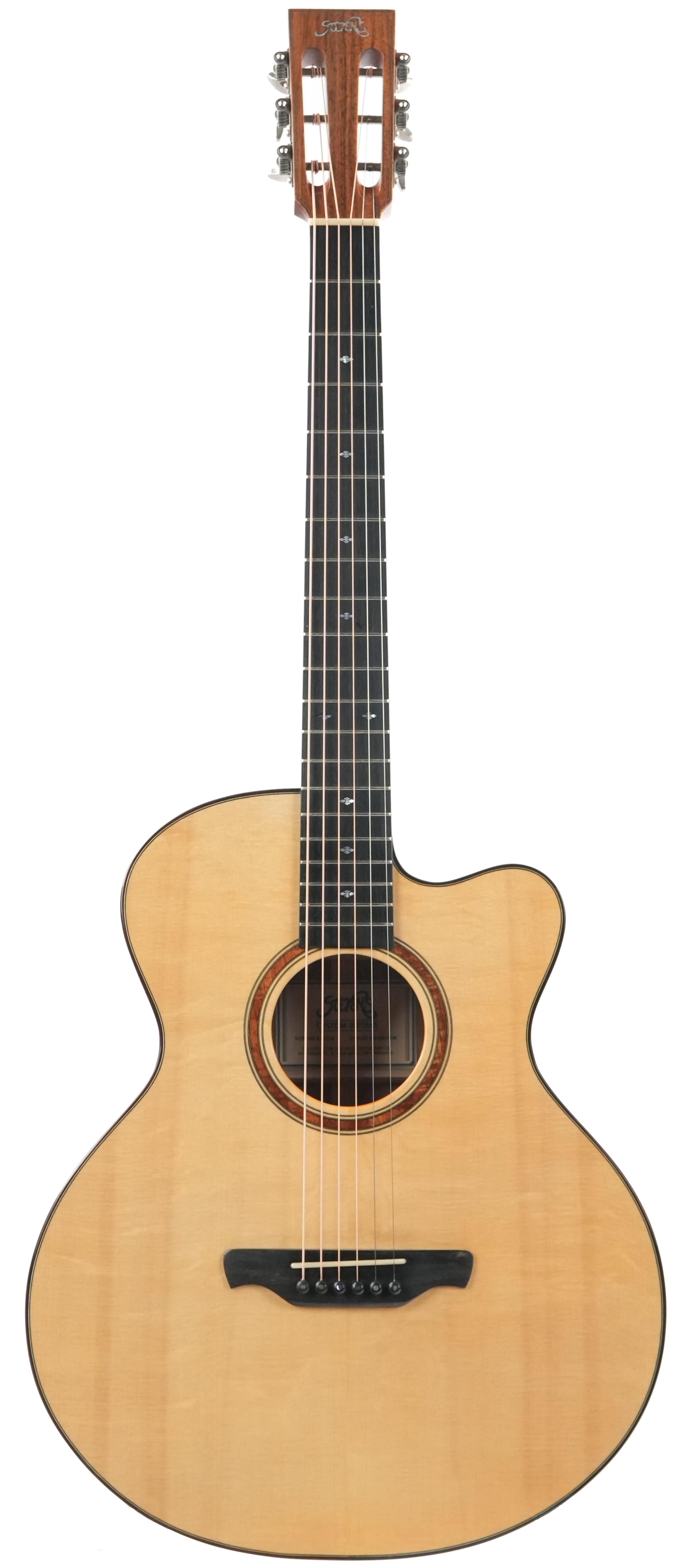 Stevens CA Custom Flamed Koa Bear Claw Spruce 2023