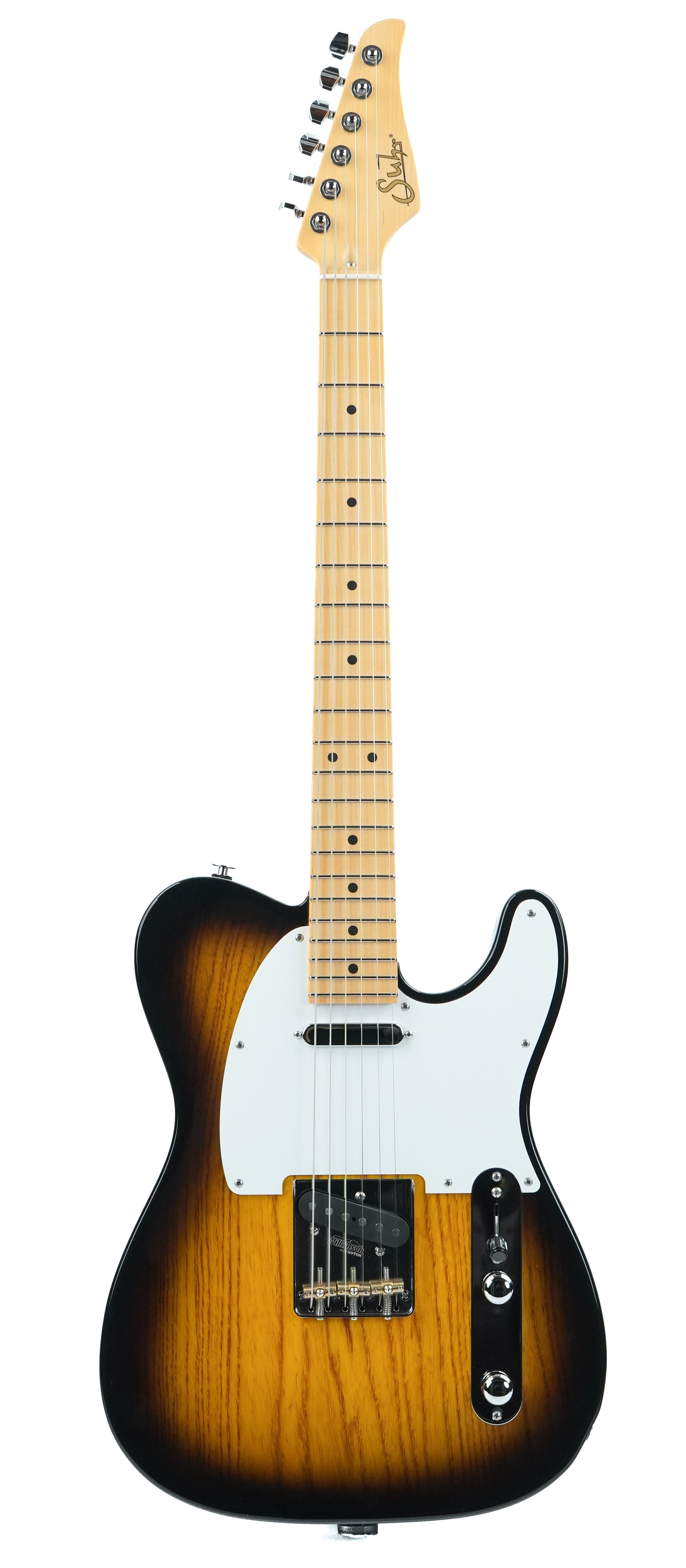 Suhr Classic T Two Tone Burst Swamp Ash Maple