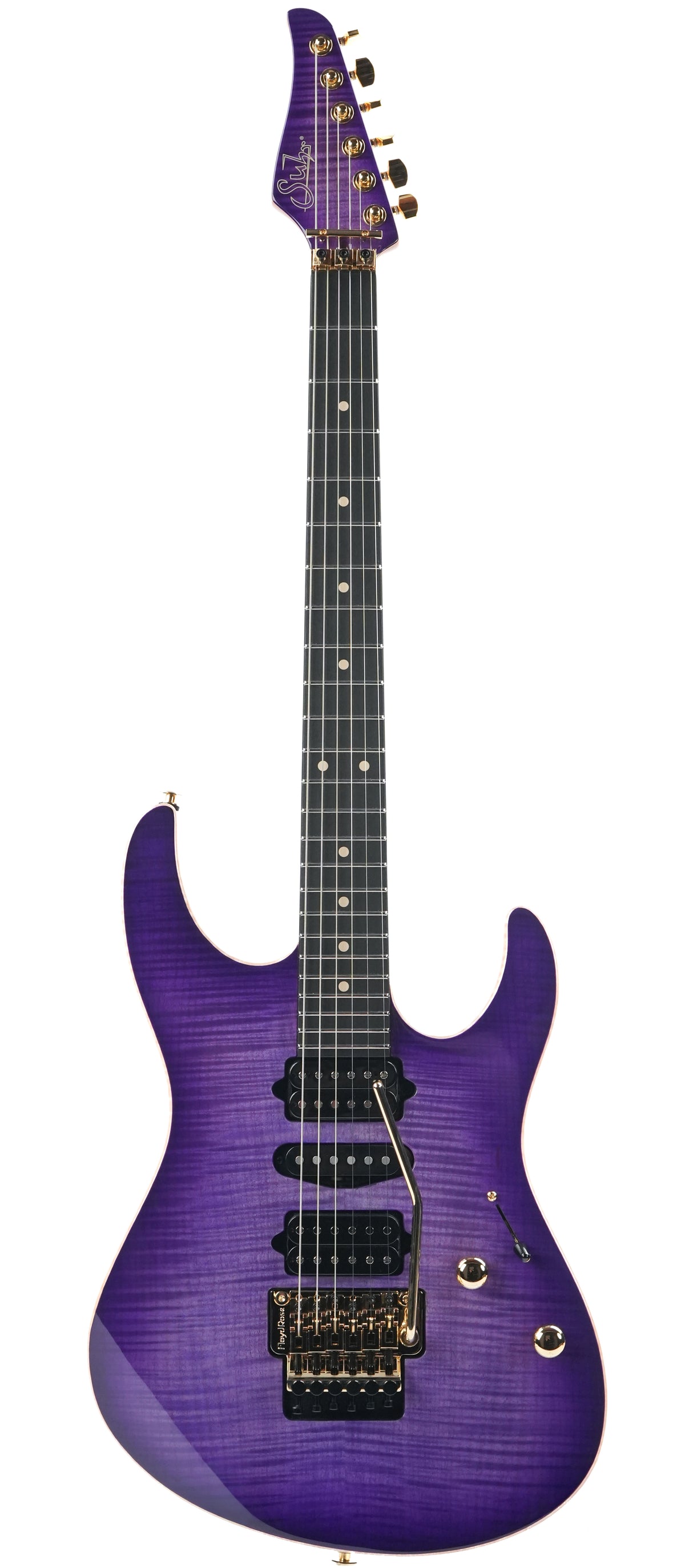 Suhr Modern Custom Trans Purple Gold Hardware
