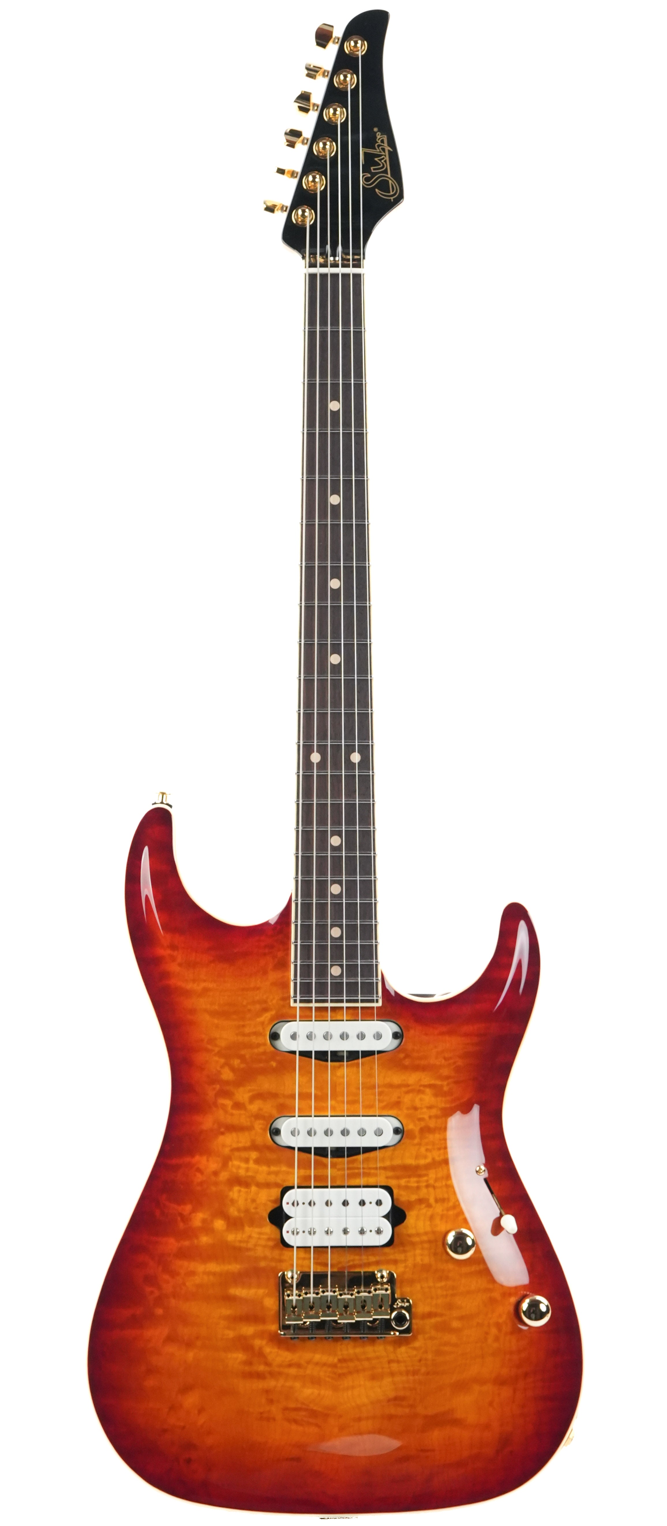 Suhr Standard Custom Carve Top Aged Cherry Burst