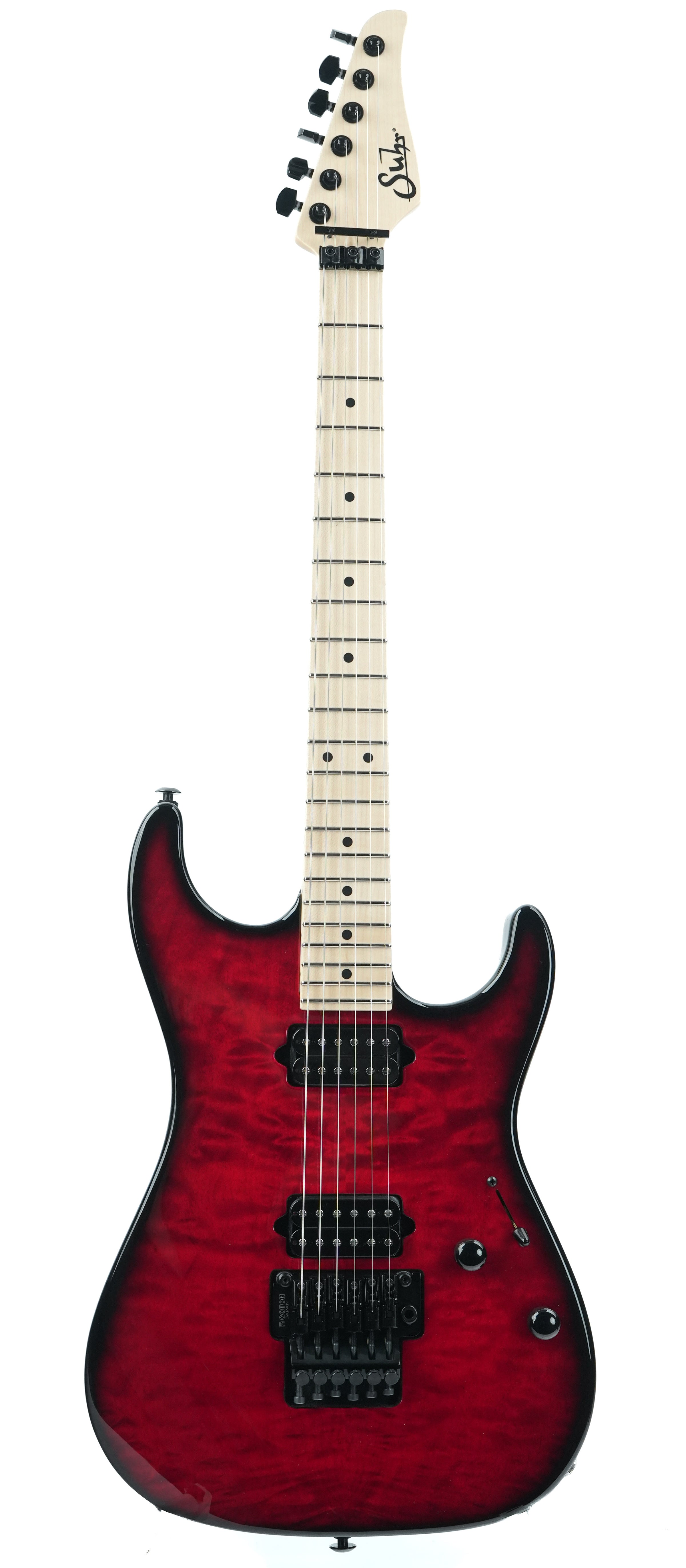Suhr Standard Thin Burst Limited Edition Transparent Red Floyd Rose