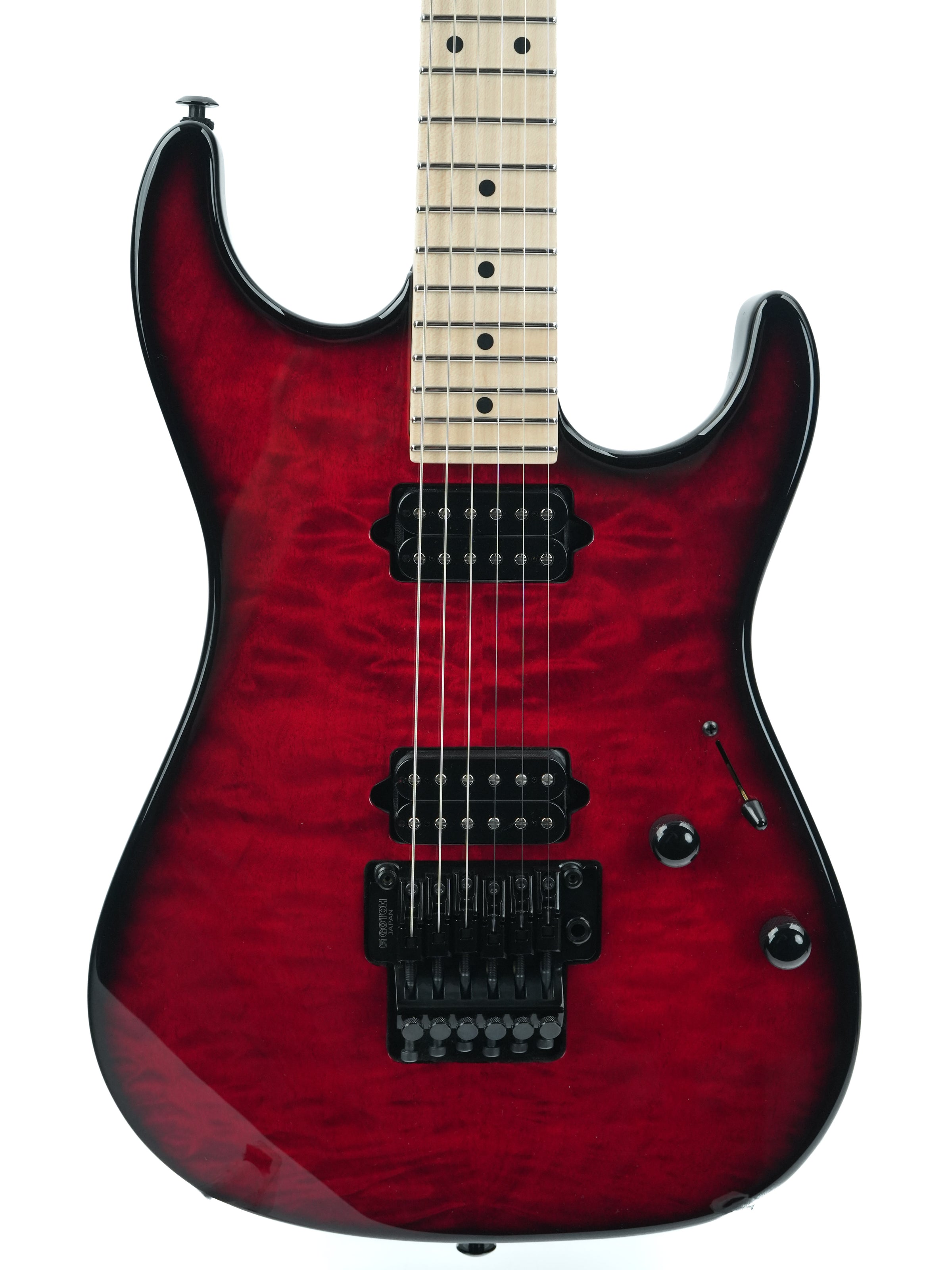 Suhr Standard Thin Burst Limited Edition Transparent Red Floyd Rose