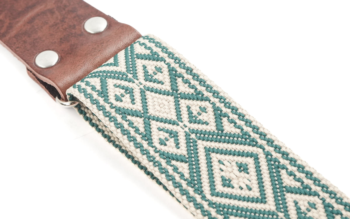 TFOA Liam's Fantasy Guitar Strap Green