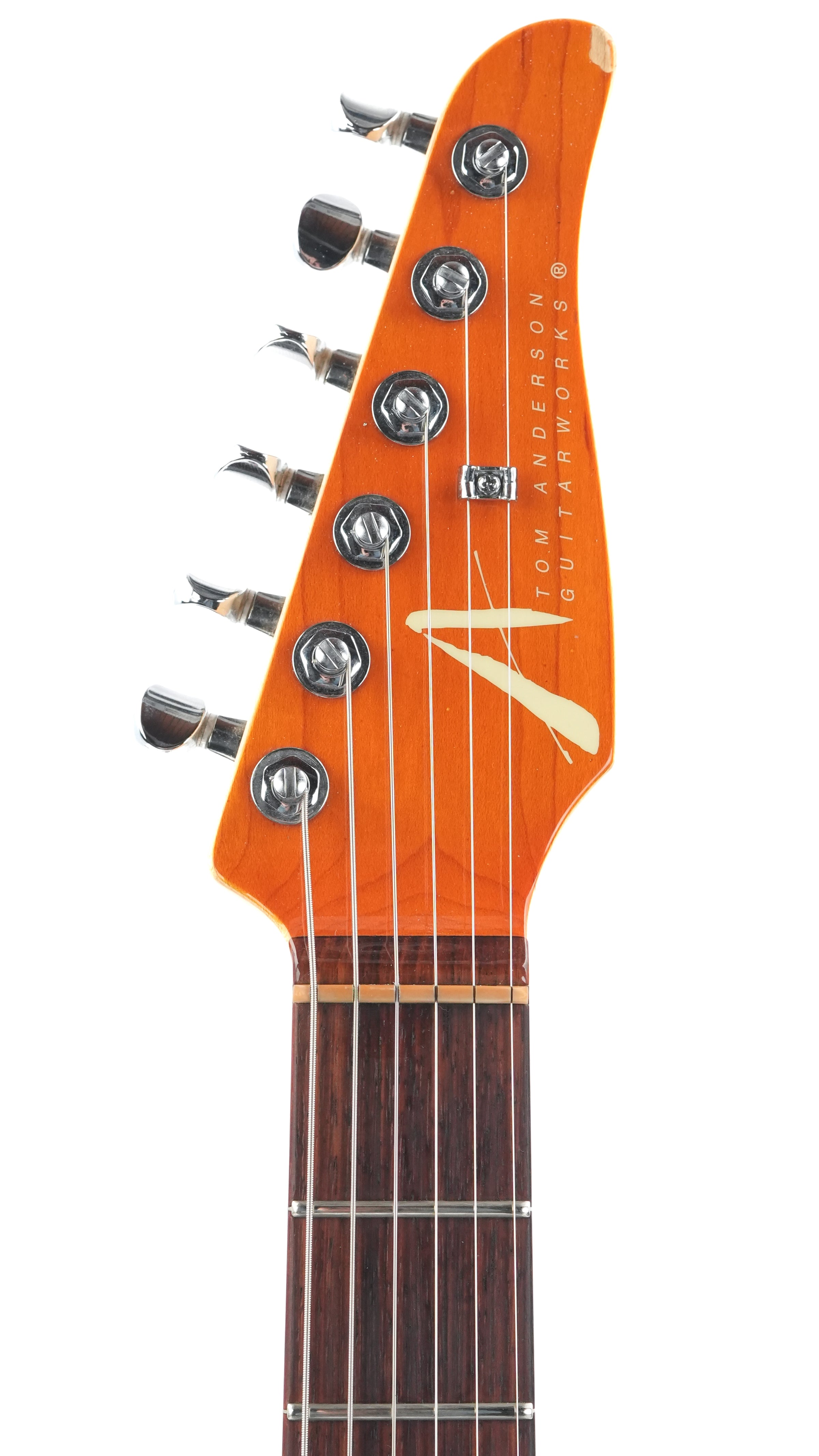 Tom Anderson Hollow Drop Classic Translucent Amber Burst 2001