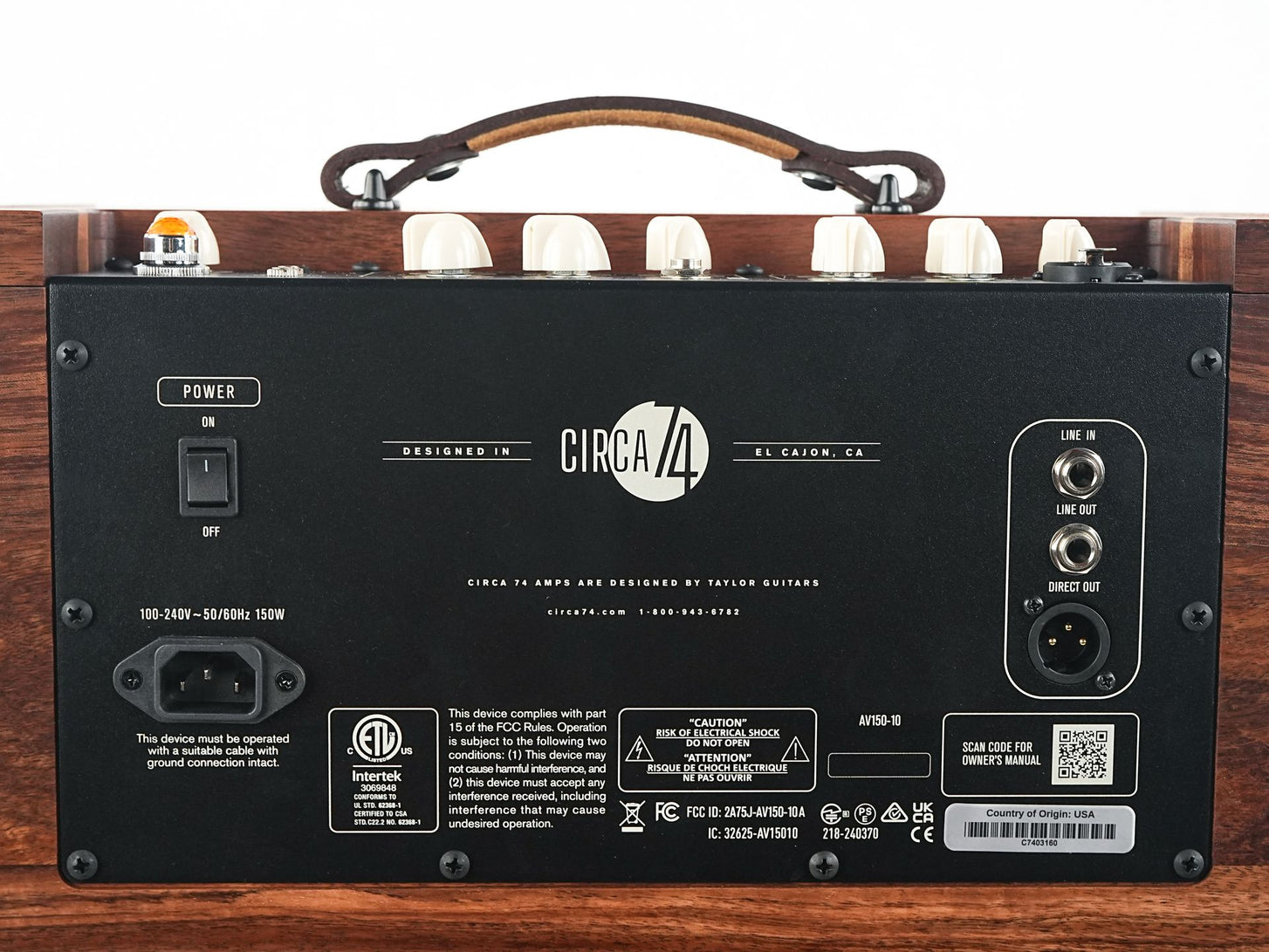 Circa 74 AV150-10 Amp Koa - 6