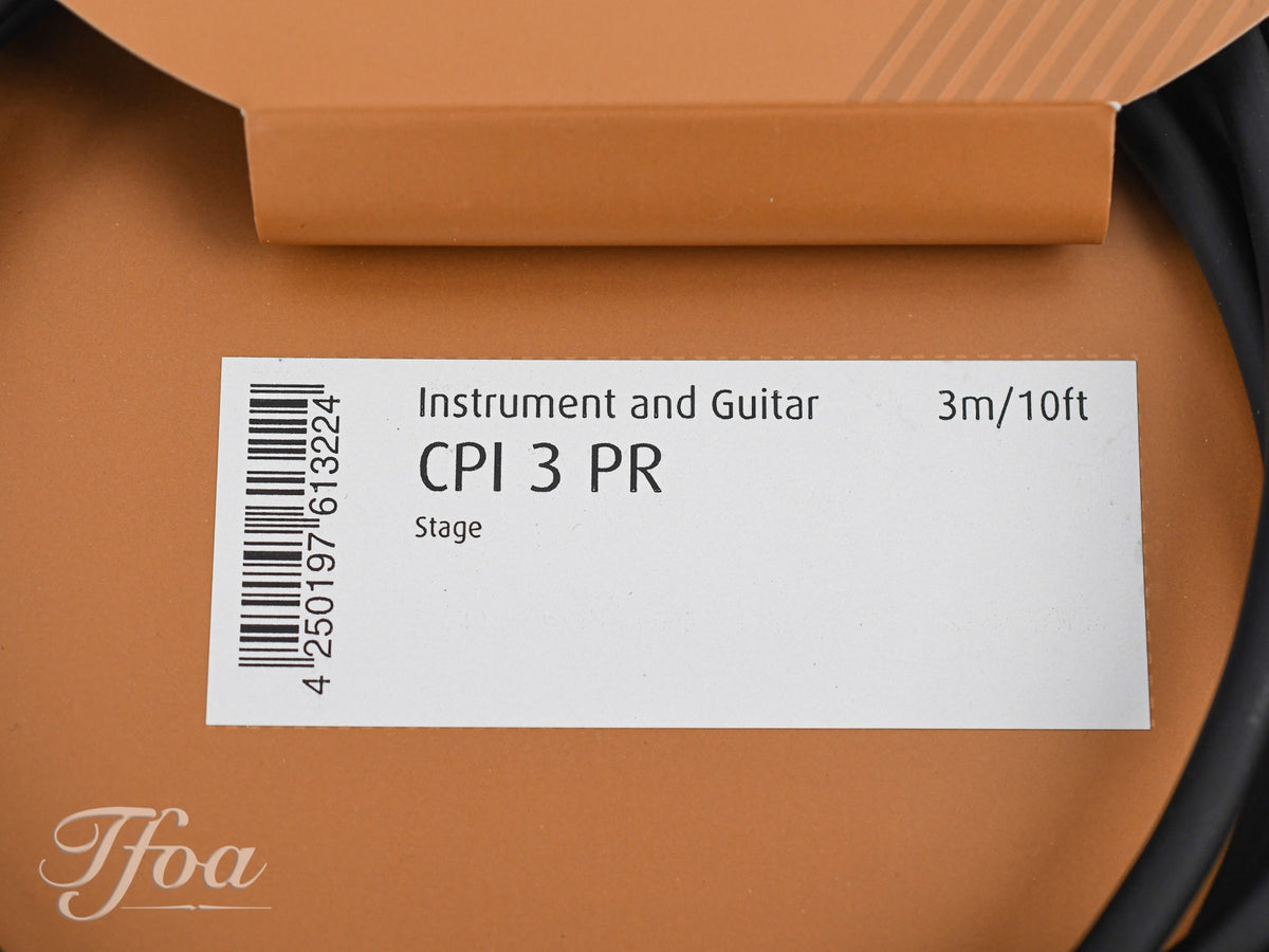Cordial CPI3PP Select Guitar Cable Straight 3M - 4