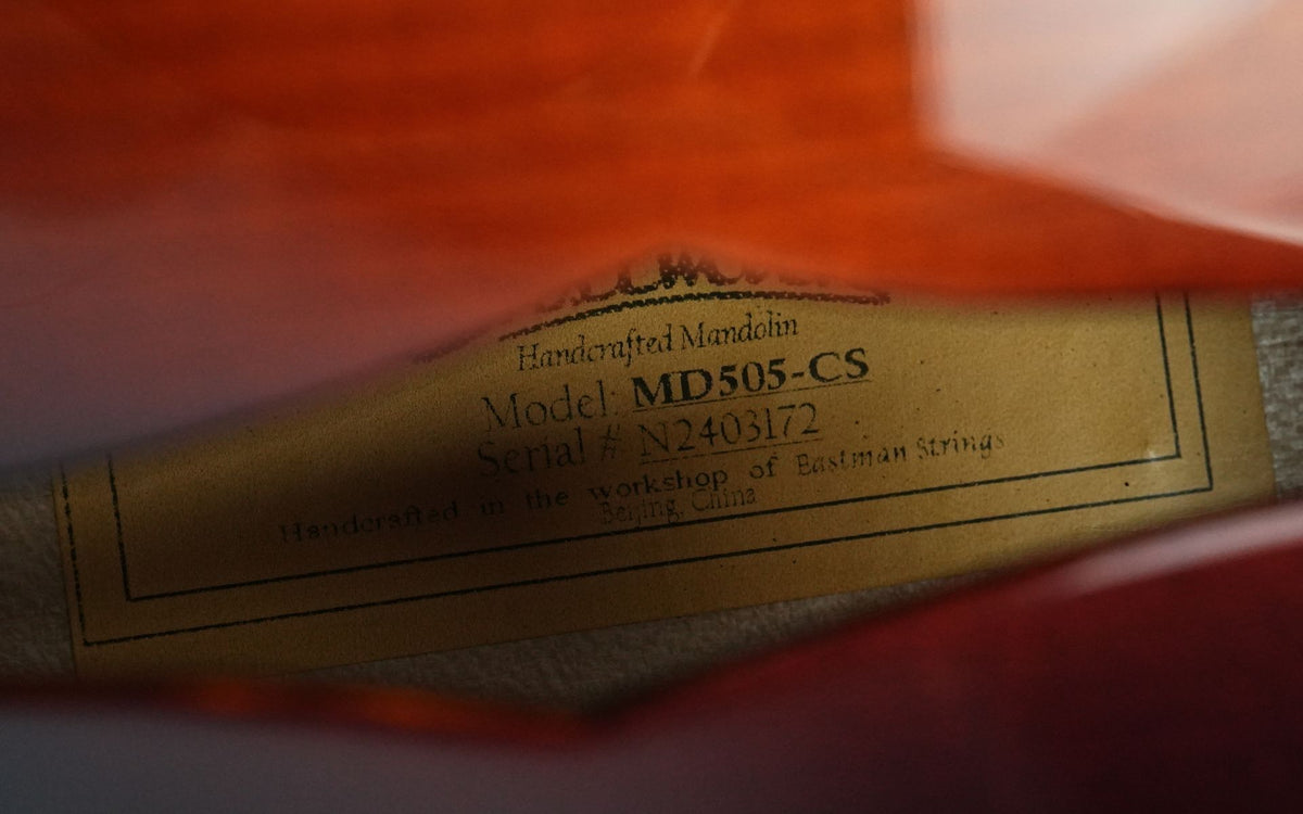Eastman MD505CS A Style Mandolin - 12